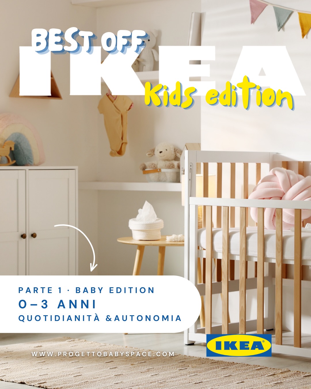🧸 𝗕𝗘𝗦𝗧 𝗢𝗙 𝗜𝗞𝗘𝗔 — 𝗞𝗜𝗗𝗦 𝗘𝗗𝗜𝗧𝗜𝗢𝗡 | 𝗣𝗔𝗥𝗧𝗘 𝟭
Se hai bambini piccoli, probabilmente sai già che da IKEA puoi trovare molto più di quello che pensavi. 😂
In questa prima parte abbiamo raccolto alcuni dei nostri BEST OF IKEA per i primi anni 👶🏻🤍
Dalla nanna al cambio, dalla pappa ai primi passi verso l’autonomia: tante piccole soluzioni che possono rendere la quotidianità con i bambini un po’ più semplice.
Ma attenzione… 👀
questa è solo la PARTE 1!
Ci sono ancora tantissime cose utili per i più piccoli, come:
🔌 copriprese per rendere gli ambienti più sicuri
🧺 contenitori per il fasciatoio
🚽 vasini e riduttori
🧴 contenitori e organizer di ogni tipo
🧸 soluzioni per giochi e cameretta
✨ e tante altre piccole chicche che vale la pena conoscere!
E proprio perché la lista è lunghissima…
👉🏻 ASPETTATE LA PARTE 2! 👀
Ora però vogliamo sapere una cosa:
💬 Qual è il vostro BEST OF IKEA?
👇🏻 Scrivetecelo nei commenti: potremmo inserirlo nelle prossime parti della serie!
Salva questo post se stai organizzando gli spazi per il tuo bambino e condividilo con un’altra mamma che ama scovare prodotti utili senza spendere una fortuna. 🤍
IKEA bambini · prodotti bambini · baby essentials · bambini piccoli · neogenitori · genitorialità
