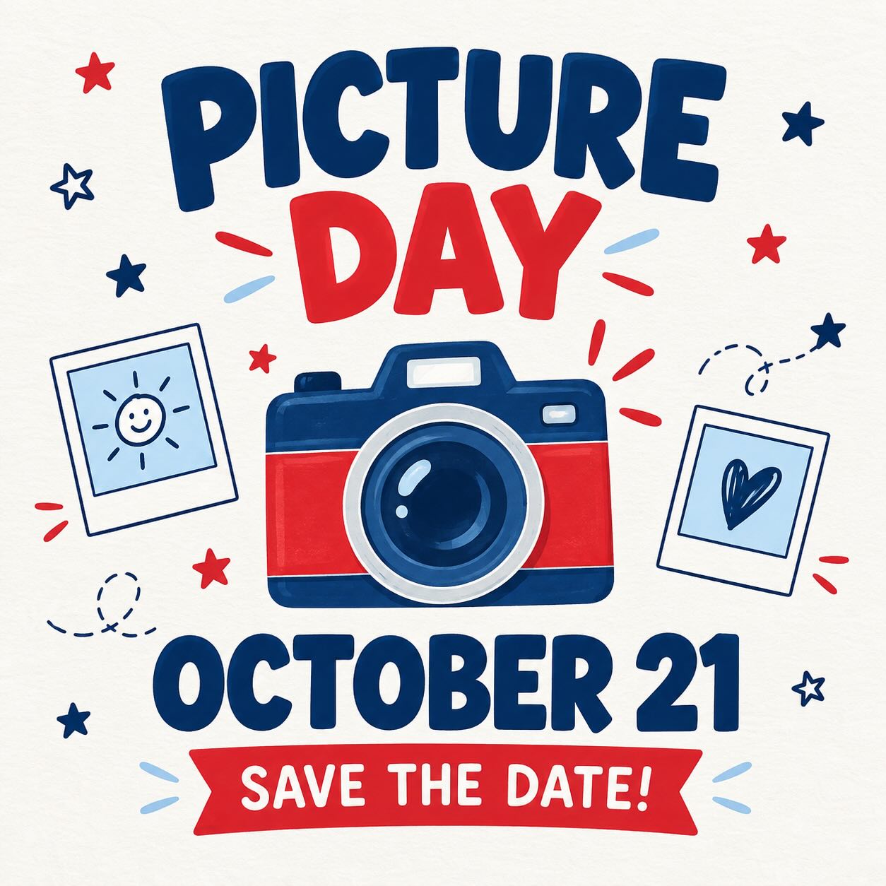 📸 Picture Day is coming! Get those smiles ready and mark your calendars for October 21! 😁✨❤️💙
#NCECoyotes #PictureDay #SaveTheDate