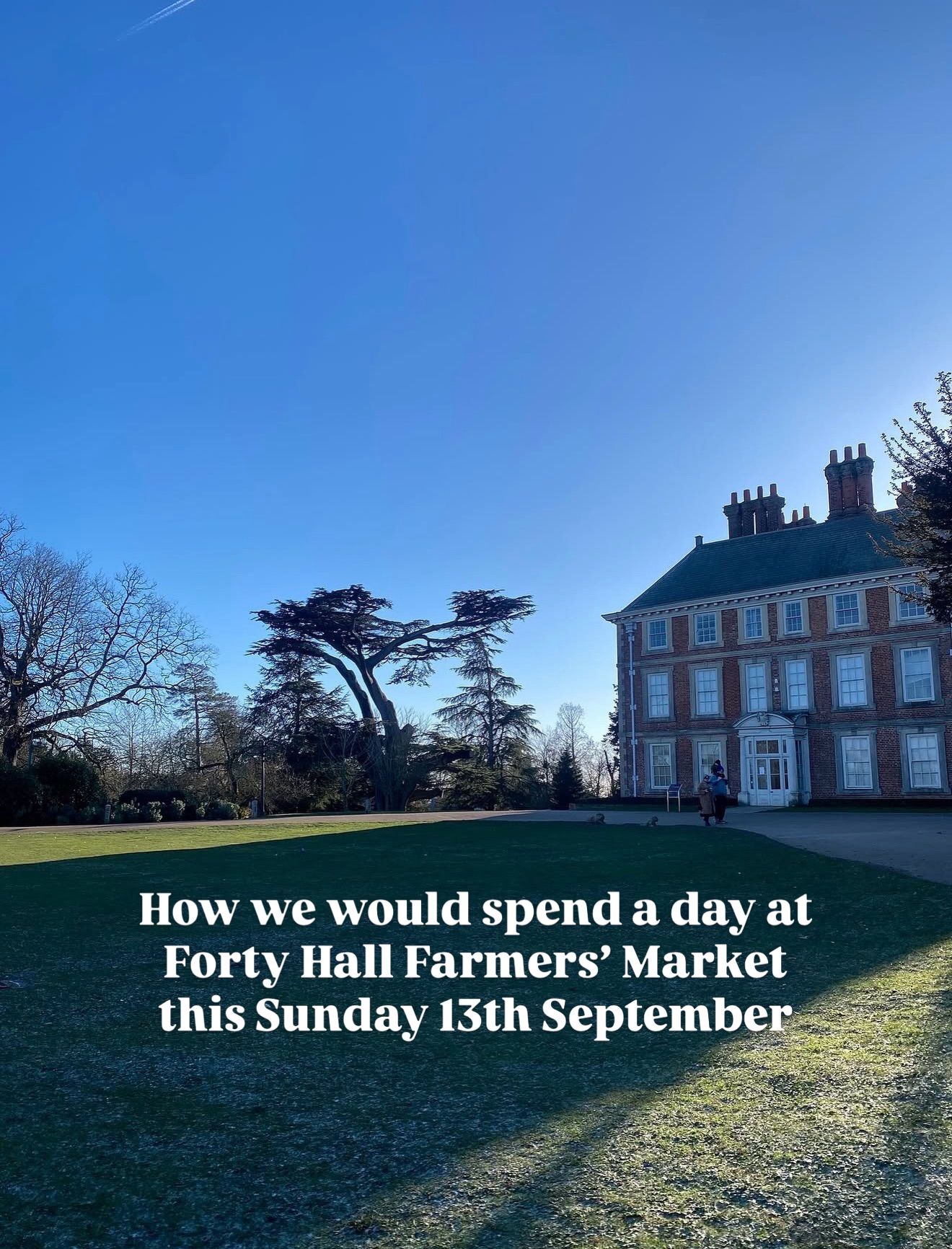 Your Sunday plans are looking pretty good… 🌿
@fortyhallfarm Farmers’ Market is back this Sunday, 13th September, with local producers, delicious food and plenty to discover.
Make a day of it with a wander around the market and the beautiful grounds of @fortyhall then stop by @pinkfoodlondon right on site for a freshly made lunch, great coffee and something homemade from the cake counter 💕
Market, coffee, cake and a Sunday stroll… see you there!
#coffeeshop #northlondon #farmersmarket #weekendplans