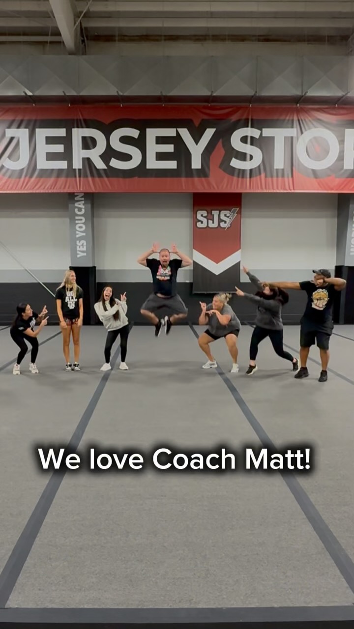 When you know the Social Media Team is up to something… but you can’t quite figure out what. 😂👀
#sjsjerseysbest #allstarcheer #cheerlife #shenanigans