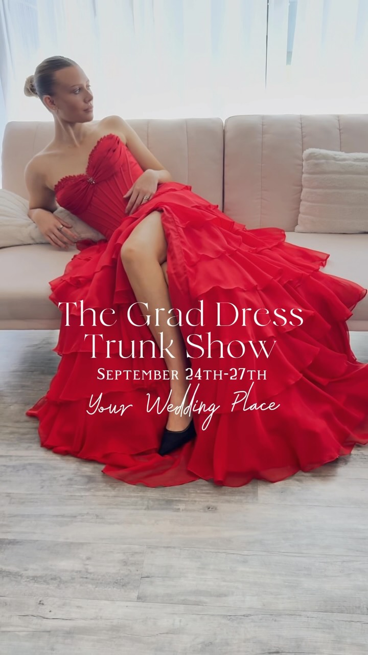 Grads of 2027, consider this your sign to book your appointment for our Grad Dress Trunk Show! ✨
From September 24–27, we’ll have even more dresses in store as our designers send us their complete 2027 collections for four days only. Appointments are almost sold out, so don’t wait to secure yours!
Come find the dress, make the memories and officially say yes to your grad look. 💛
Book your appointment now through the link in our bio or by calling us at 403-340-0808!
#ywprd #ywpgrad27 #graddresses #prom #yqf