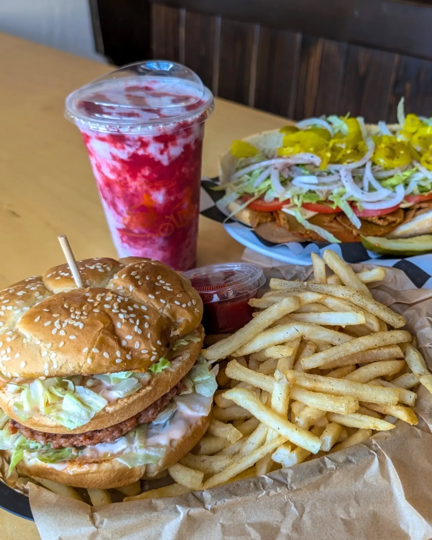 📣 MOTHER BOARD IS ONLINE!
You can now order your MOTHER BOARD favorites online for pickup at green Tempe!
Build your deli order, add some green fries, grab a tSoynami while you’re at it, and we’ll have the whole beautiful mess ready for you. 🤌
Order online at greenvegetarian.com and select green Tempe for pickup.
MOTHER BOARD is located inside green Tempe at Scottsdale Rd & McKellips.
House-made vegan deli. Now just a few clicks away. 💛
#alwaysvegan