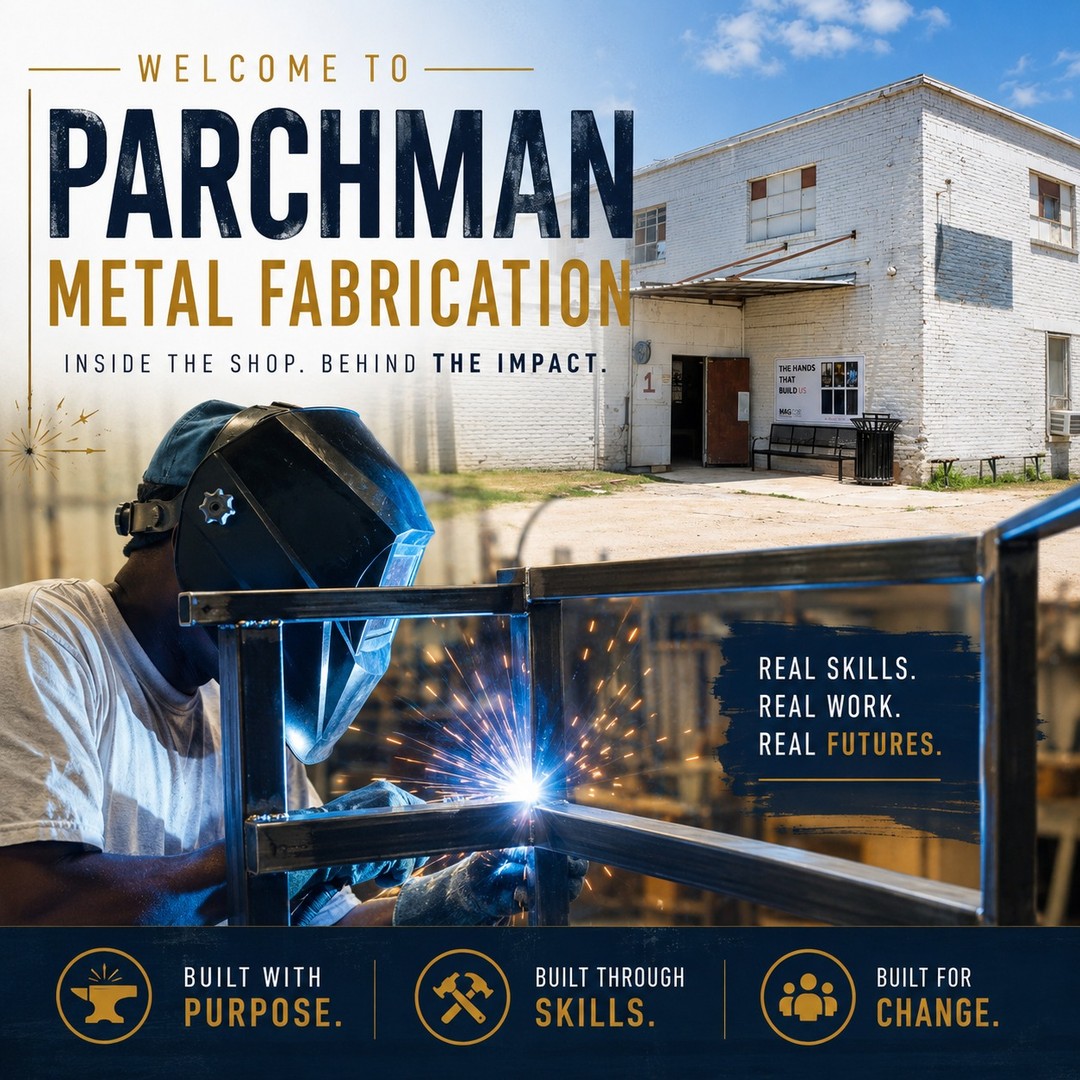 Welcome to Parchman Metal Fabrication!
For the next two weeks, we’re taking you behind the scenes to show you the people, skills, and hard work that keep this shop moving.
You’ll see welding and fabrication in action, hear testimonials from the guys working in the program, learn more about the skills they’re building, and get a closer look at what goes into the products created right here through MAGCOR's Operation Shops.
These guys put in the work every day, learning valuable trades, building experience, and creating something they can be proud of.
Follow along over the next two weeks as we spotlight the incredible work happening inside Parchman Metal Fabrication.
MAGCOR is a nonprofit, the money made from purchases goes right back into the operations of these shops. When you purchase from MAGCOR, you're investing in the futures of many Mississippians and their families. https://zurl.co/7k2bR
#MAGCOR #ParchmanMetalFabrication #BehindTheScenes #WorkforceDevelopment #SkilledTrades #Welding #MetalFabrication #BuildingFutures #SecondChances
