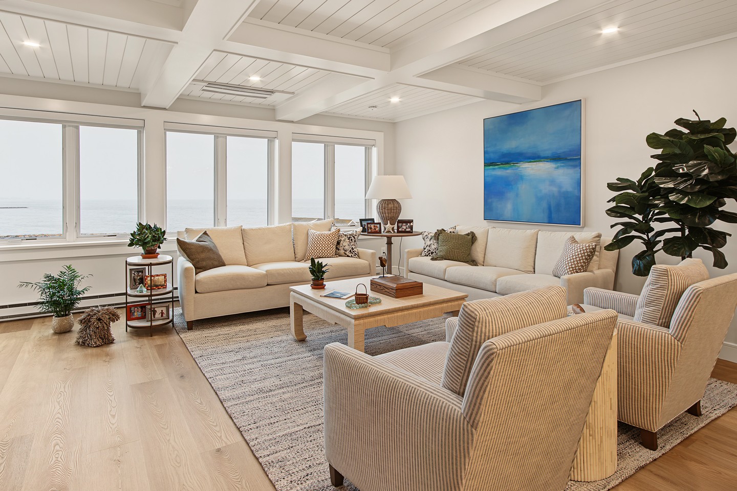 Framed by sweeping ocean views, this full renovation at The Belmont Condominiums was designed to embrace the ease and beauty of coastal living.
A soft, light-filled palette flows throughout the home, complemented by warm wood flooring, custom cabinetry, refined brass details, and coastal-inspired textures. From the open kitchen and living spaces to the serene bedroom and bath, every detail was thoughtfully considered to create a polished retreat that feels naturally connected to its Cape Cod setting.
Design: @washashorehome
#CapeCod #CapeCodHomes #CapeCodLiving #CoastalLiving #CoastalDesign #HomeRenovation #InteriorDesign #CustomHomes #CapeAssociates