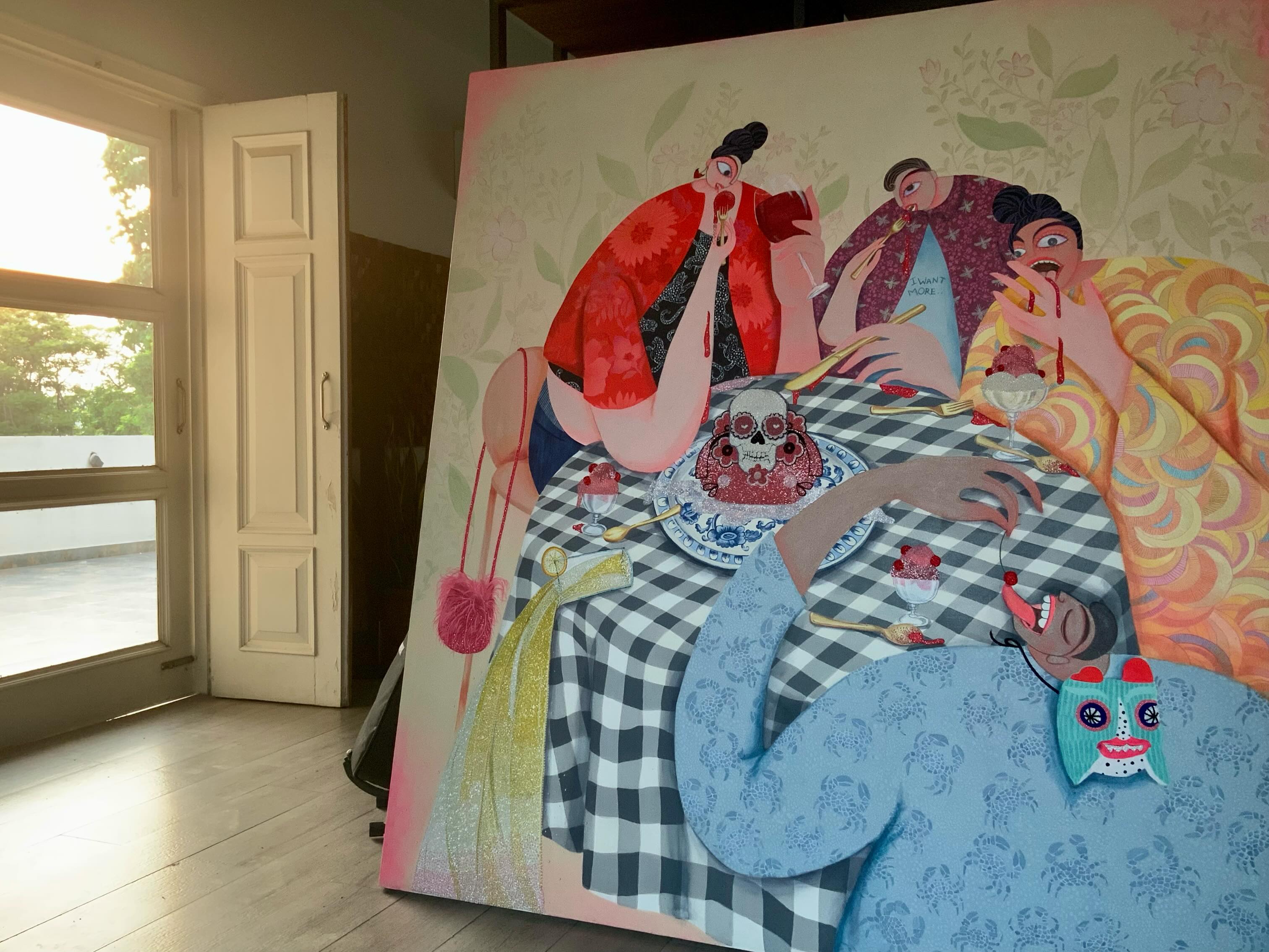 Studio stories !!
Some days are hard.
Some days are filled with pure, unexpected joy.
Some days, I just wish I could disappear
and some days, I wish someone could truly see me…
not just the person they see, but my soul.
There are so many ups and downs. So many moments when I feel tired enough to want to quit, to walk away from everything.
But somehow, every time, I find myself back in my studio.
I can’t turn my back on the one thing that has held me together,
the one thing that gave a voice to feelings I couldn’t put into words,
the one thing that saved me in ways I didn’t even know I needed saving.
Art.
So I begin again.
Piece by piece.
Day by day.
Finding my way from chaos back to clarity.
From myself, back to myself.
And my day begins another day another story !!
#lovestoryeveryday #art #artist #artwork #love