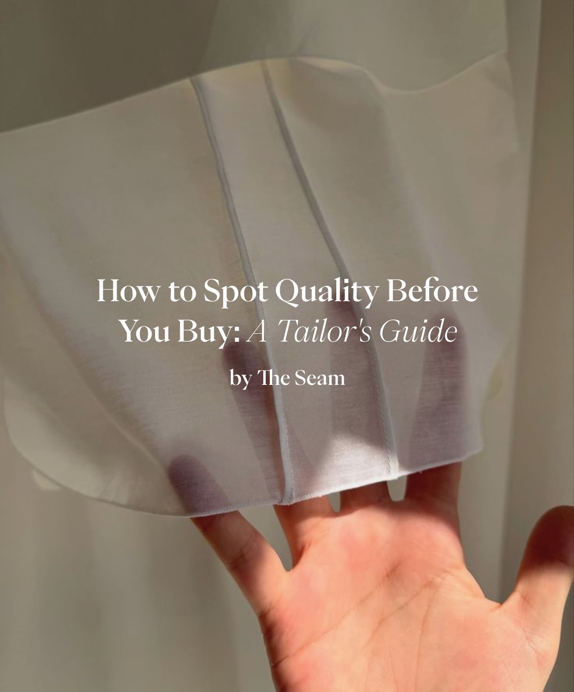 Stop checking the label. Start checking the seams. 🧵
We asked our Makers what they actually look for when judging a garment’s quality, because after years of alterations and repairs, they can spot a well-made piece in seconds. Here’s what they told us:
✔️ Feel the fabric before the label
✔️ Turn it inside out — the seams don’t lie
✔️ Pattern matching, hem depth, hardware weight
✔️ Ask: could this survive 5 years of wear?
✔️ Drop the myth that “expensive” or “made in Italy” = quality
The real tell isn’t the price tag or the country of origin, it’s the construction.
Got any of your own tips? Add them below 👇
Full guide on our blog — link in bio
#SlowFashion #tailoring #SustainableStyle #TheSeam garmentconstruction