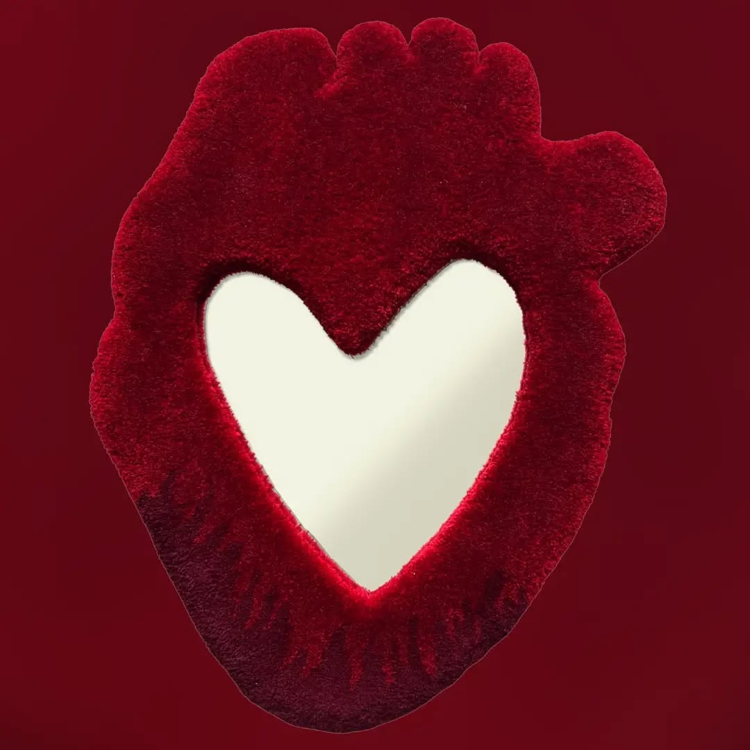 Miroir amour au coeur ❤️