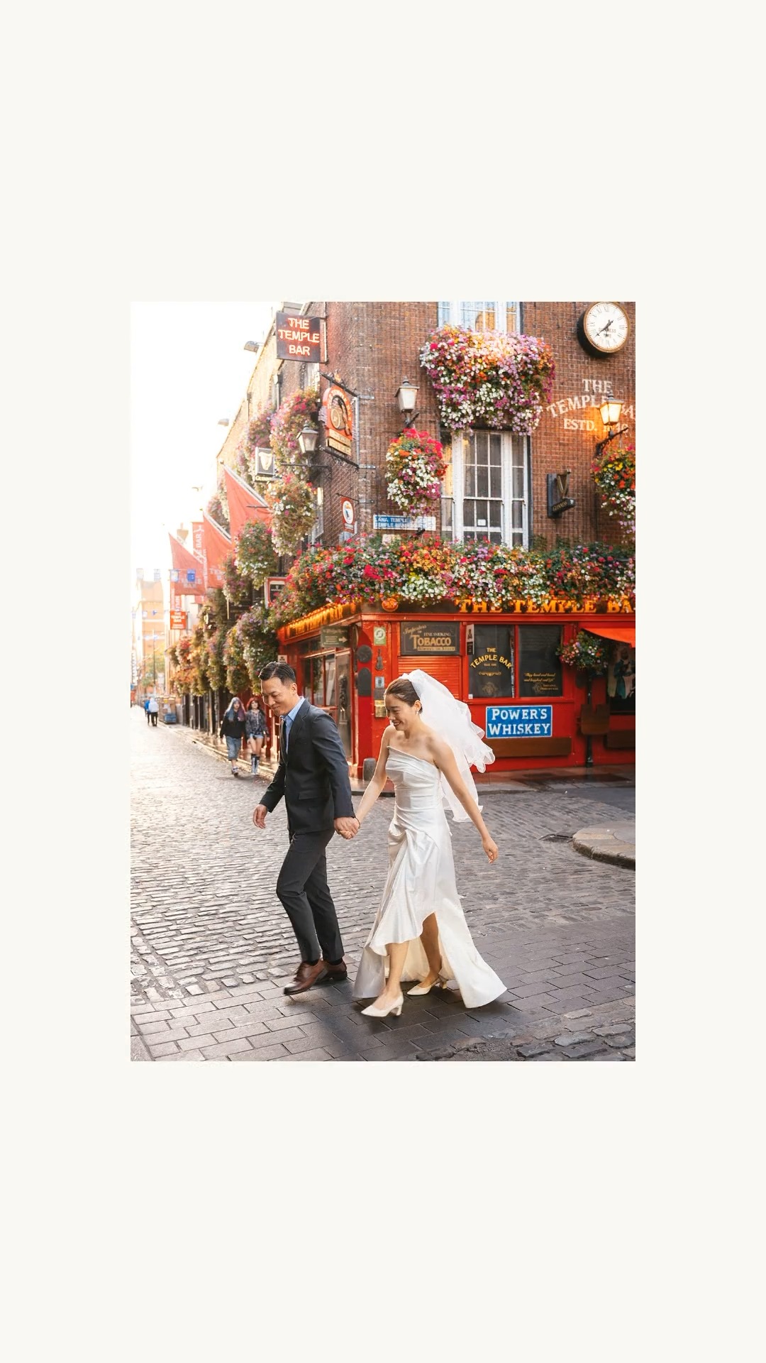 Xiaonan & Wenhao, somewhere between the Ha'penny Bridge and the edge of a cliff.
They came to Dublin on holiday and left with a wedding album — golden hour on the Liffey, a castle wall, the wind off Howth. Some love stories just need the right city to catch up with them in.
📍Dublin, Ireland
#dublinphotographer #dublinweddingphotographer #irelandphotographer #hapennybridge #destinationprewedding
