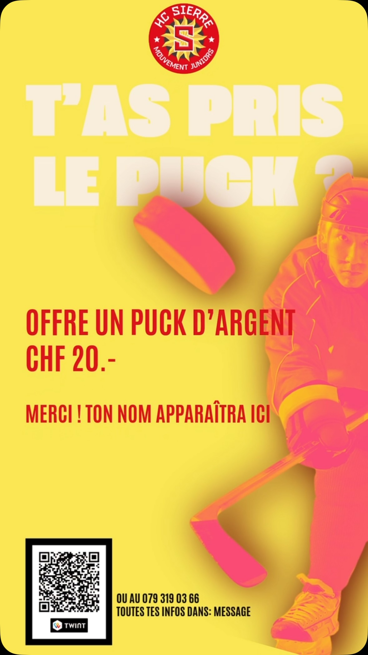T’as pris le puck ?
#soutien