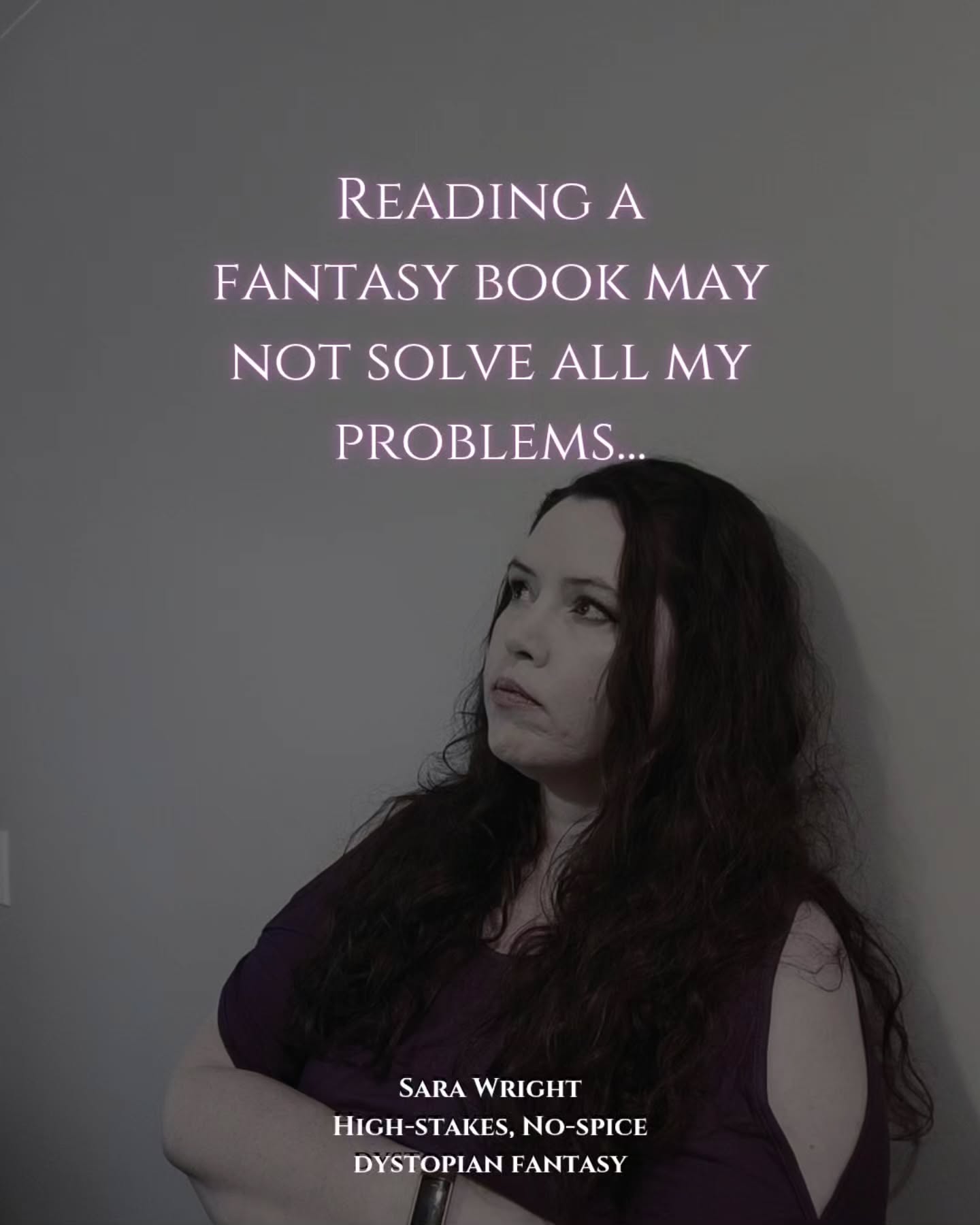 😂 What dystopian or fantasy books are next on your TBR? Please add to my list!
#Sarawrightbooks #bookishhumor #readinglife #fantasybookstagram #dystopianbooks