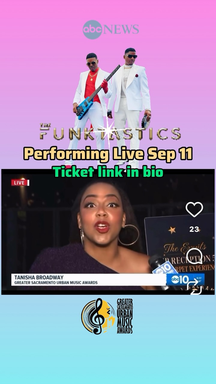 📺 The Funktastics mentioned on ABC News and CBS Good Day Sacramento for our 🏆🏆🏆 3 Nominations at the “Greater Sacarament Urban Music Awards” and our live performance on the same night. 🎤 🎤 Thank you to @theofficialjayking EVERYONE who made this possible. We are so grateful to our Music Family and our team for all of your hard work, dedication and support! With LOVE Barsheem 💙 and Tauros 💚 = The Funktastics 🤴🏾🤴🏽#musicawards #breakingnews #abcnews #michaeljackson #musicnews