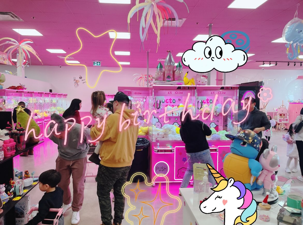 🎂 Planning your child’s birthday party? Make it extra fun at OctoClaw! 🧸🎮✨
Enjoy a 2-hour private party room where kids can celebrate, play, grab prizes, enjoy cake, and make unforgettable memories with their friends! 🎉
🎈 Choose a package based on your party size!
We offer different packages for different numbers of kids, so you can pick the option that works best for your celebration.
✨ 2-hour private party room
✨ Claw machine fun
✨ Party time to celebrate & enjoy cake
✨ Tons of cute prizes to choose from
✨ Perfect for birthdays & kids’ celebrations
Less planning for parents, more FUN for kids! 🥳💕
📍 OctoClaw Aurora
📩 Message us for Party Packages & availability!
#OctoClaw #BirthdayParty #KidsBirthday #AuroraOntario #AuroraKids BirthdayPartyIdeas KidsActivities ClawMachine TorontoKids