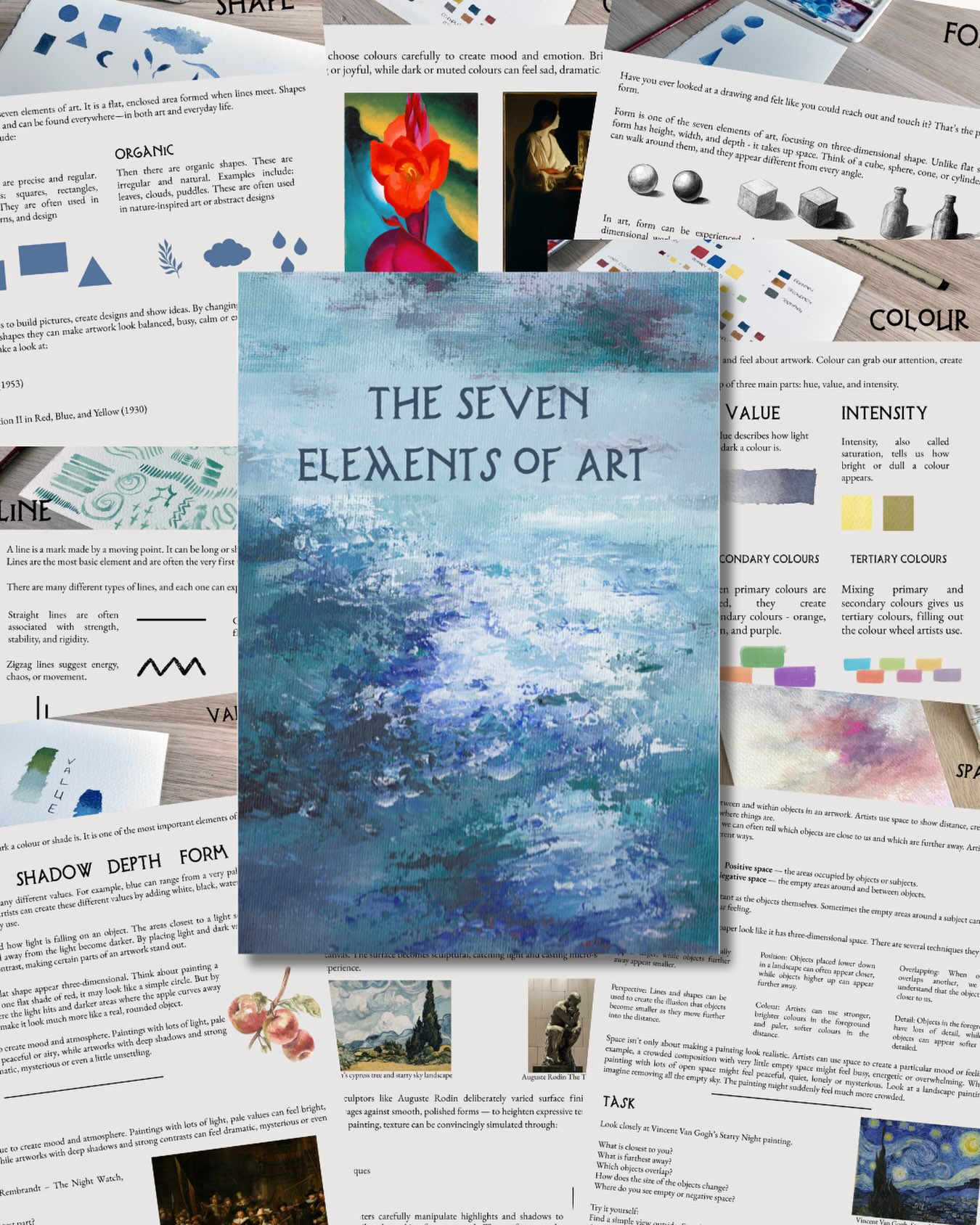 Happy Monday all, I hope you had a wonderful weekend.
.
I have an updated version of the Seven Elements of art. It features some of my art videos to help you along the way. Find it on Etsy or my website. Link in bio x
.
#artstudy #sevenelementsofart #homeschoolingresources #artvideos #artforkids