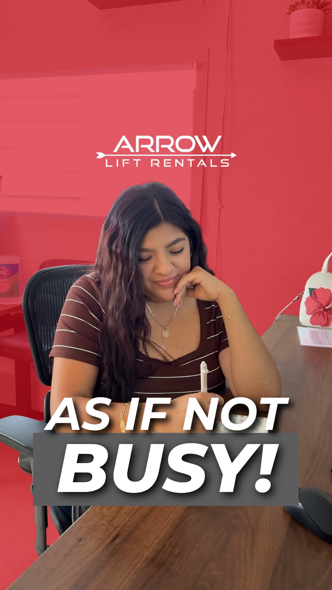 POV: Marketing just added ONE more thing to her already full plate 😂
#MarketingHumor #WorkHumor #CoworkerLife #ArrowLiftRentals