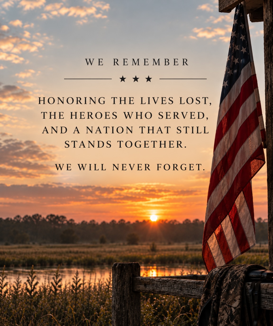 Twenty-five years later, we remember the lives lost, honor the brave men and women who answered the call, and give thanks for the country we’re blessed to call home.
May we always remember what it means to stand together. God bless America🇺🇸