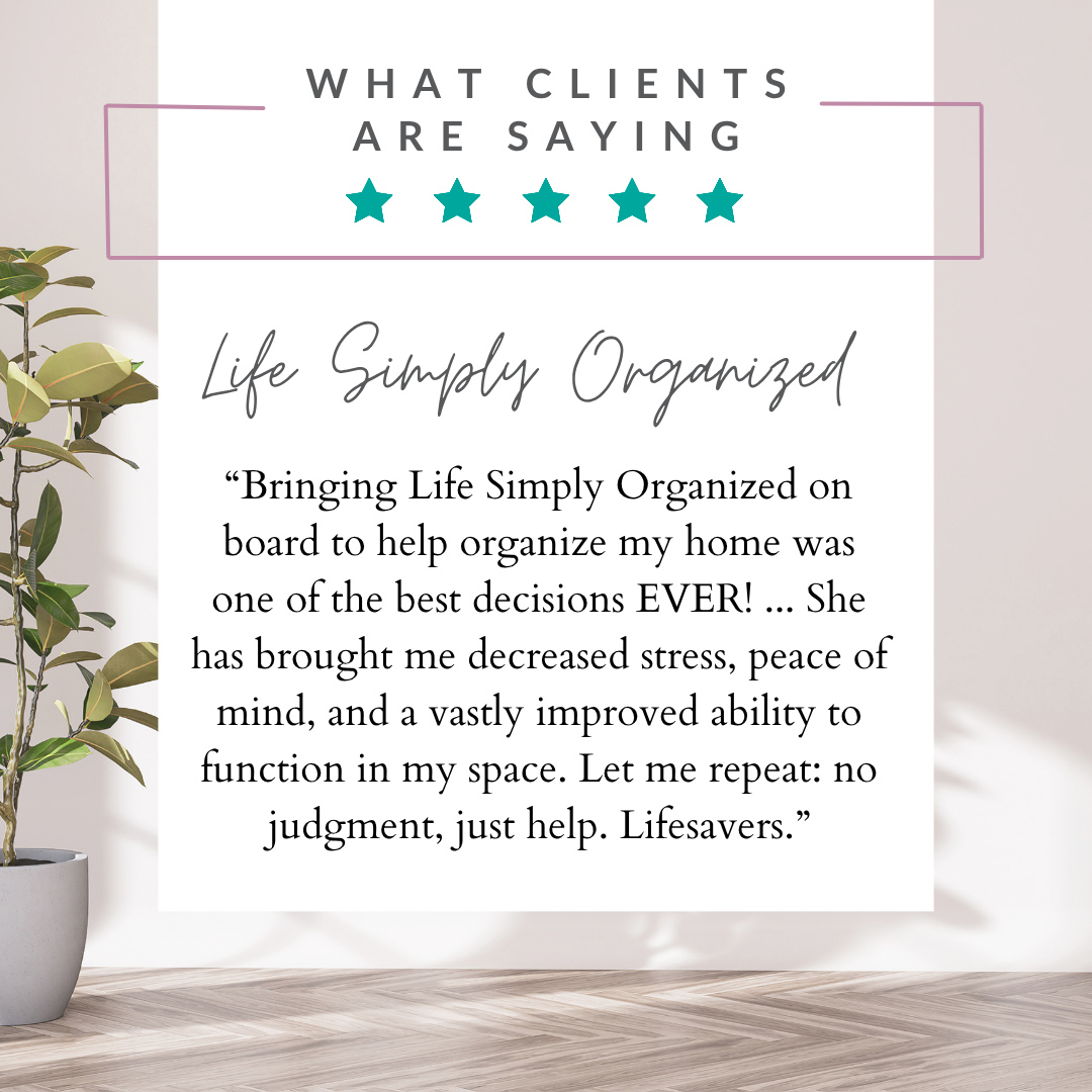 Sometimes, the best thing you can do for your homeāand yourselfāis ask for help. šā
ā
Feeling overwhelmed by your space doesnāt mean youāve failed. Life gets busy, families grow, routines change, and suddenly your home just isnāt functioning the way you need it to.ā
ā
Thatās where we come in. No judgment. No shame. Just support, solutions, and systems designed to help your home work better for YOU.ā
ā
We are beyond grateful for clients who trust Life Simply Organized with their homes and their stories. Hearing that weāve helped bring decreased stress, peace of mind, and a better ability to function in their space? Thatās why we do what we do. āØā
ā
Because everyone deserves a home that feels like a place of peaceānot another source of stress.ā
ā
š Let us help you simplify your space and make life feel a little lighter.ā
ā
#LifeSimplyOrganized #ProfessionalOrganizer #HomeOrganization #OrganizedHome #DeclutterYourLife #SimplifyYourLife #PeaceOfMind #StressLess #FunctionalHome #HomeOrganizationTips #OrganizingSolutions #Decluttering #OrganizedLiving #NoJudgmentJustHelp #ProfessionalOrganizing #SimplifyYourSpace #HomeGoals #OrganizedLife #LessStressMoreLife #LoveYourHome