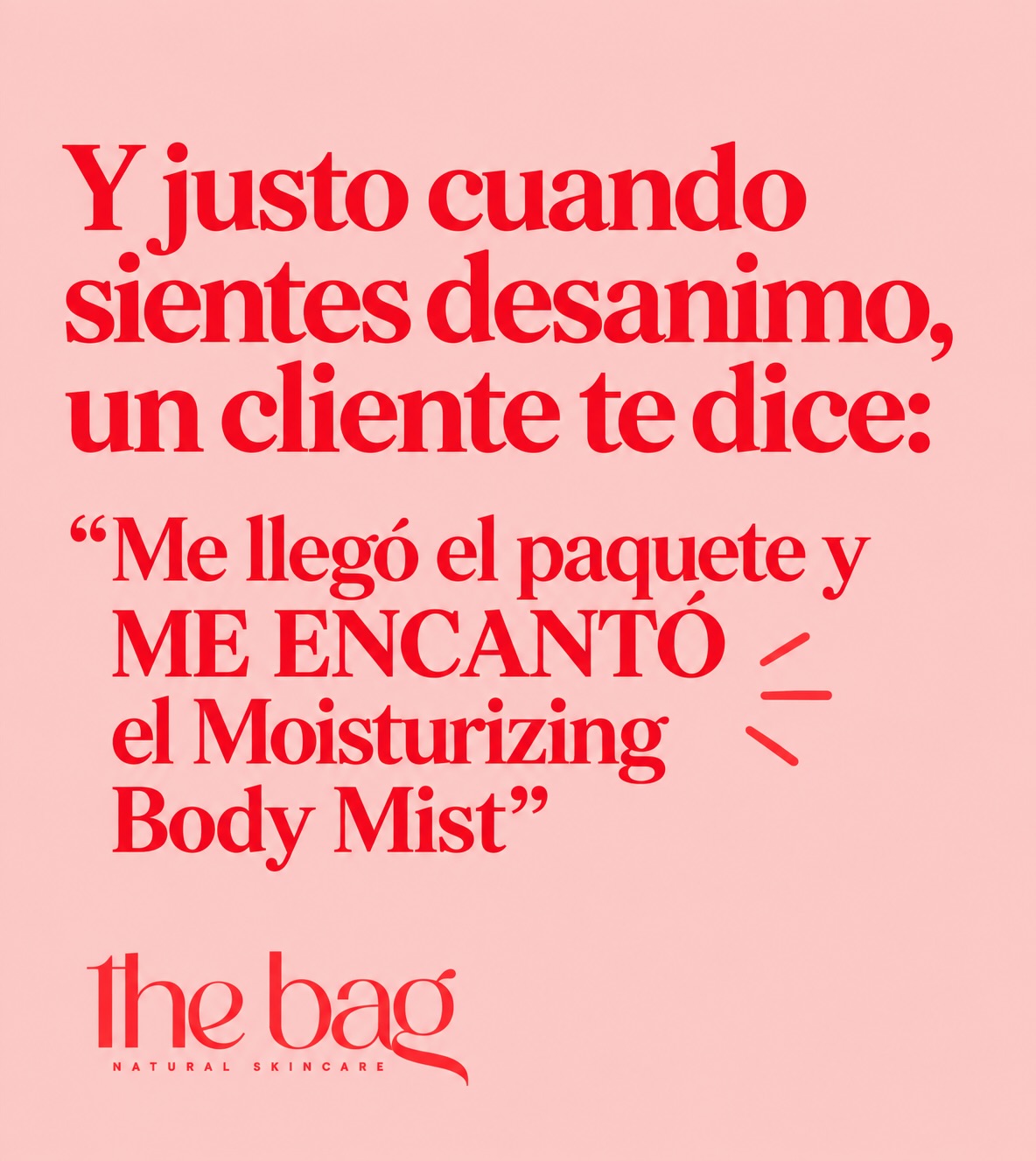 A veces no necesitas una gran venta para volver a sentirte motivada. 🥹❤️
A veces solo necesitas que una clienta te escriba:
“ME ENCANTÓ.”
“AMO TODO.”
“NEED IT!!!”
Y de repente recuerdas que detrás de cada pedido hay una persona que eligió tu marca, que confió en lo que haces y que está disfrutando de tus productos. 🫶🏼
Porque emprender no siempre es fácil… pero mensajes como estos nos recuerdan POR QUÉ seguimos. ✨
Gracias a cada persona que compra, recomienda, comparte, comenta o simplemente nos deja saber que le encantó su experiencia.
Ustedes también son parte de The Bag. 🧡
#TheBagPR #NaturalSkincare #SmallBusinessPR