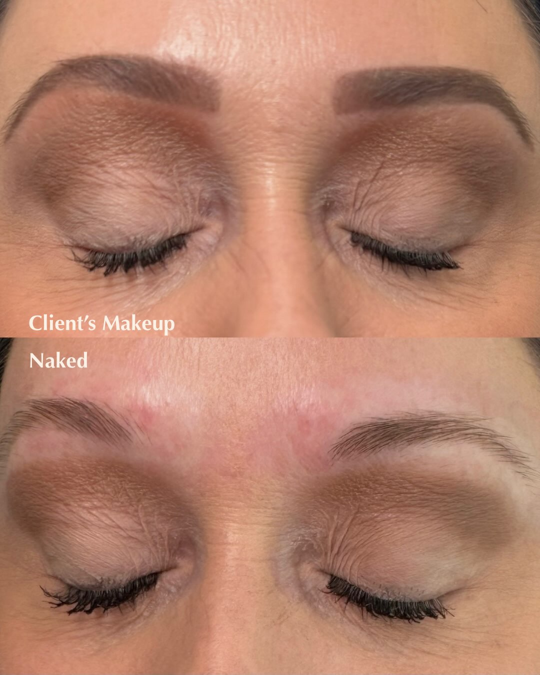 A NEW Nashville brow from this visit - I wanted to share the step-by-step process of tattoo for those that are curious, scared, hesitant or ready to take the plunge.
When tattoo is done write, cautiously, naturally, beautifully… it is life changing 🤌🏼
I did them yesterday so they are in their “orange” phase which isn’t giving their best yet, give them 5 days but she already messaged me today telling me how much she loves them!!! That’s what it’s about 🫶🏼
I have 3 Celebration Brows left with $500 (Nashville ONLY - October visit) so WHAT are you waiting for?