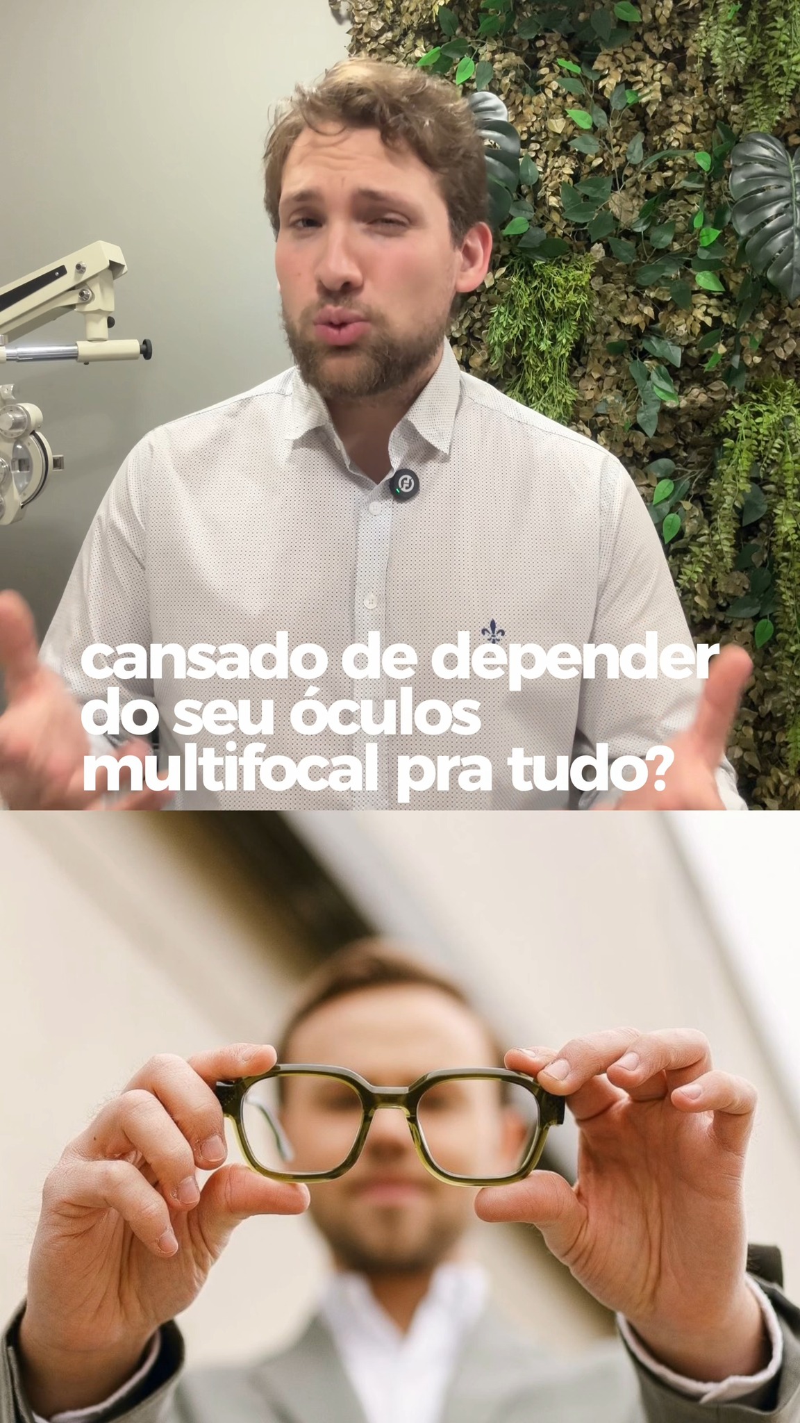 Cansado do óculos multifocal e não sabia que existe uma cirurgia capaz de te livrar dele de vez? Esse vídeo é pra você. 👁️
A facorrefrativa substitui o cristalino envelhecido por uma lente de alta tecnologia — e ainda elimina o risco de catarata no futuro. Mas tem indicação específica e precisa ser avaliada com cuidado. Desconfie de quem promete resultado sem nem te examinar. 💙
📍 Agende sua avaliação pelo link na bio.
Dr. Fernando Mutton
CRM SP 803999
RQE 20279
Dr. Gabriel Mutton
CRM 264060
—
#cirurgiarefrativa #presbiopia #oftalmologista #saúdeocular #oftalmologiamutton