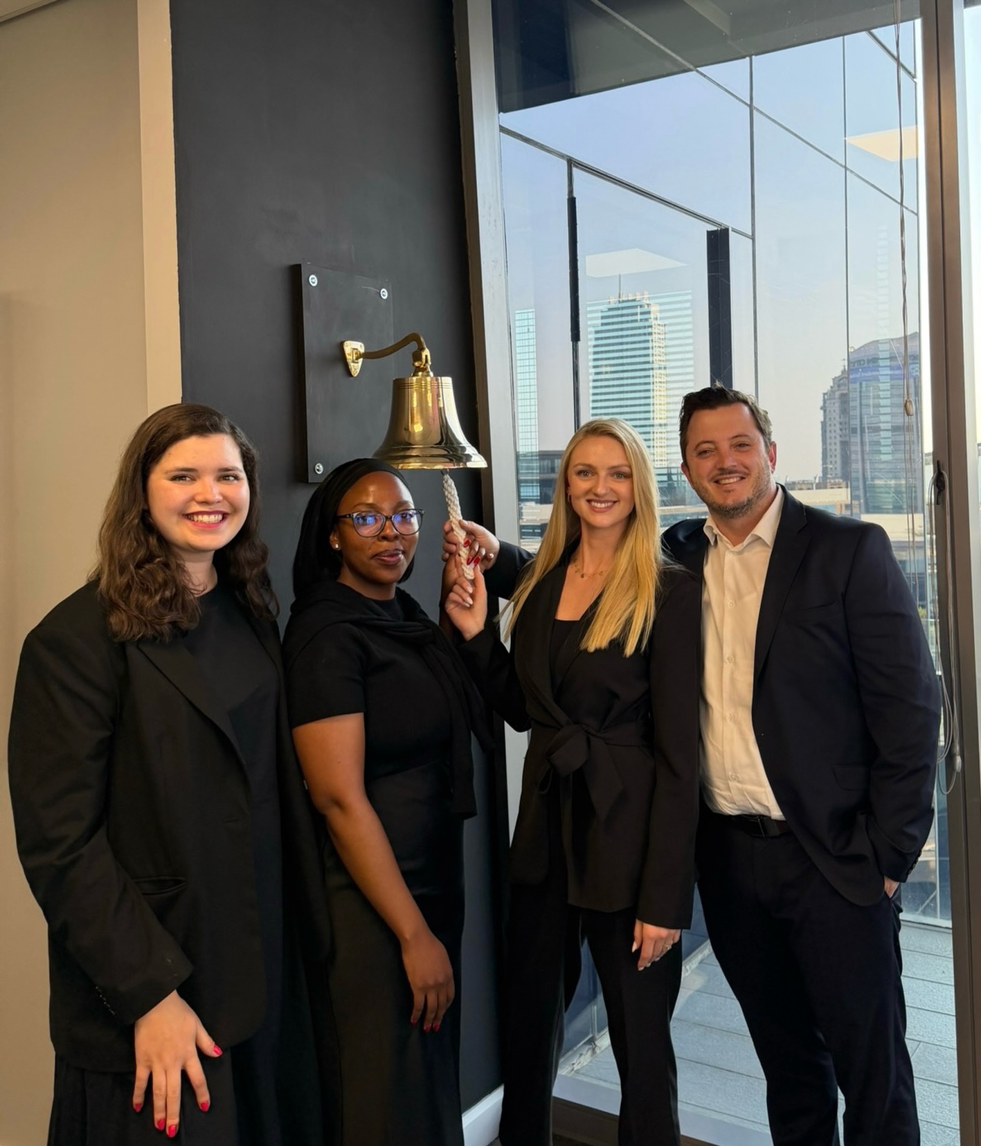 Selling Sunset, but make it legal 🔔
This week @jp_venter & @bongx_r rang the bell following the successful dismissal of an urgent application with costs and @stormroux_ & @clarissescheepers following the successful dismissal of an application for leave to appeal with costs, both in the Johannesburg High Court.
Here’s to the great outcomes we achieve for our clients and to our hard working team that makes it all possible! 🥂