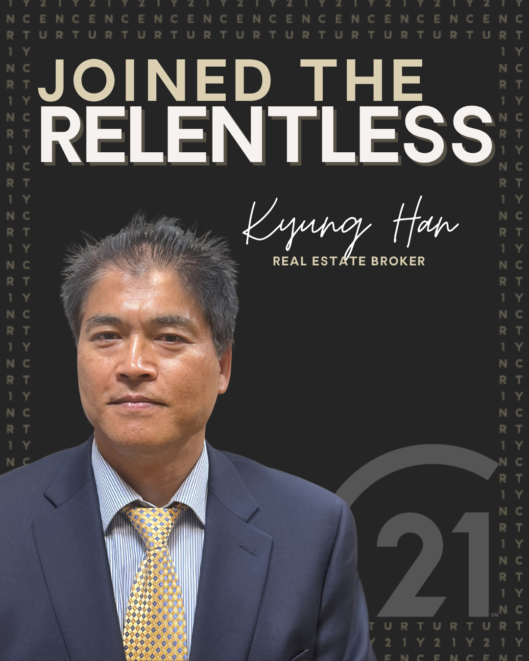 Please join us in welcoming Kyung Han to CENTURY 21 Real Estate Center’s Bellevue office! 🏡✨
We’re excited to have Kyung as part of our growing Metro Seattle team and look forward to all that’s ahead. Welcome to the C21 family, Kyung!
#Bellevue #CENTURY21RealEstateCenter