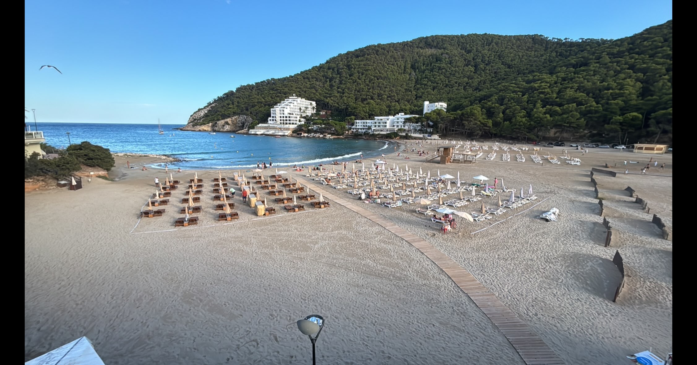 Not a bad view from home in Ibiza