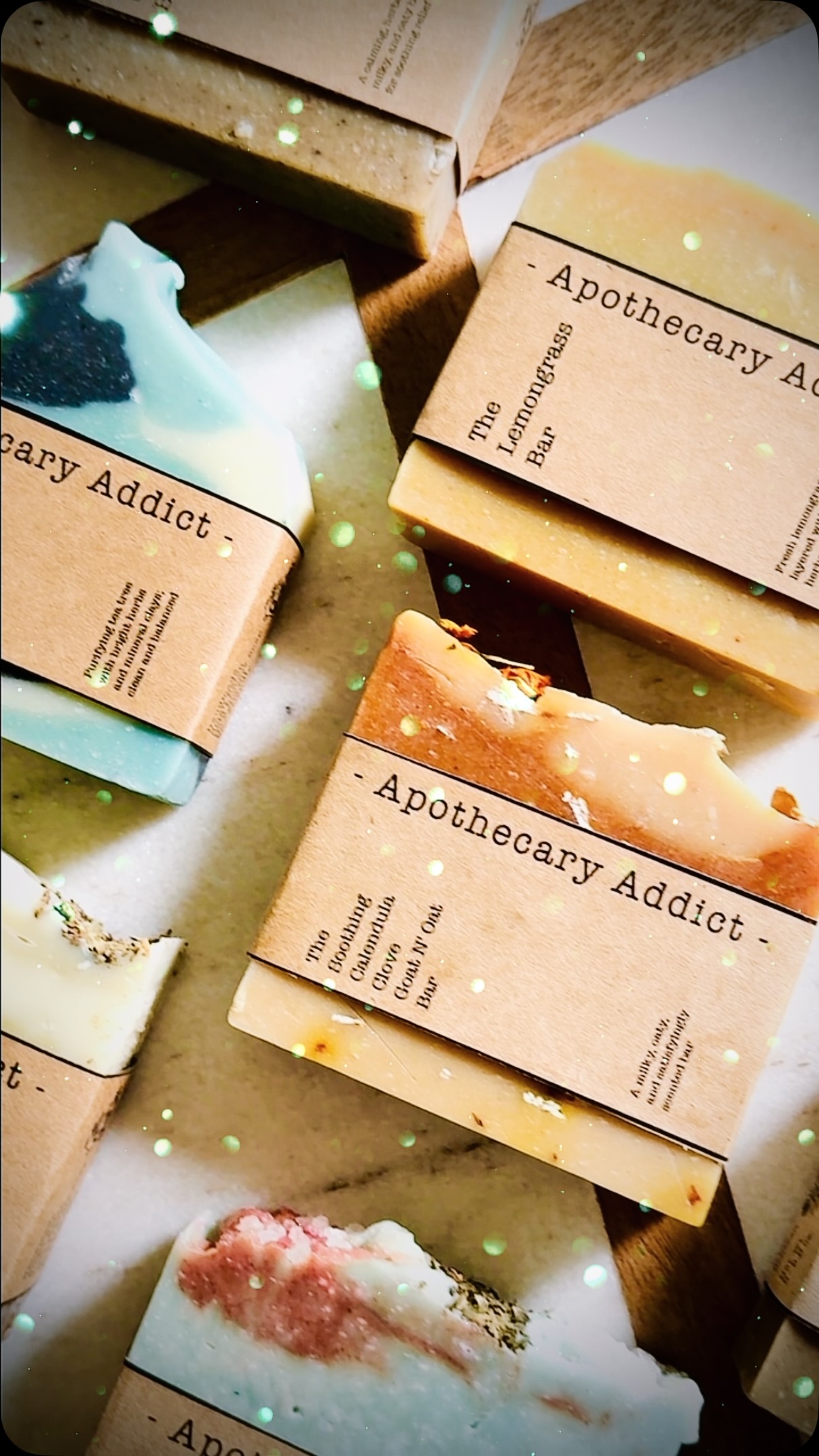 ✨🧼💫🌿☺️💦 Beautiful, yes —
but made to be held, lathered, used - then allowed to dissolve slowly back into the water…💦☺️🌿💫🧼✨
✨🌿✨ AN ORDER AFTER MY OWN HEART HERE @apothecary.addict ✨🌿
🤲📥📦 I’m preparing orders today, and this collection of botanical beauties stopped me for a moment…
Just look at all that color! 😊🖤🌿🪵🍯🌹
A gathering of 100% all-natural, cold-process soap bars — each one made by hand with pure essential oils, botanical infusions, natural clays, plant materials, and ingredients chosen as much for what they do as for the beauty they create.
No synthetic fragrance.
No artificial perfume accords.
Just oils, botanicals, minerals, scent, color —
and transformation.
△ Materia made useful. △
That part matters to me.
These bars may look like little objects of botanical alchemy, but they were never meant simply to sit beautifully on a shelf.
They are meant to become part of the ritual. 🌿
▲ TODAY IS THE FINAL DAY ▲
My Labor Day offering ends tonight at 11:59 PM CDT.
✨ 10% OFF
Code: MADEBYHAND10
One last little bit of late-summer alchemy before the season begins to turn… 🍃🍂
#ApothecaryAddict #NaturalSoap #ColdProcessSoap #BotanicalSkincare #ArtisanSoap