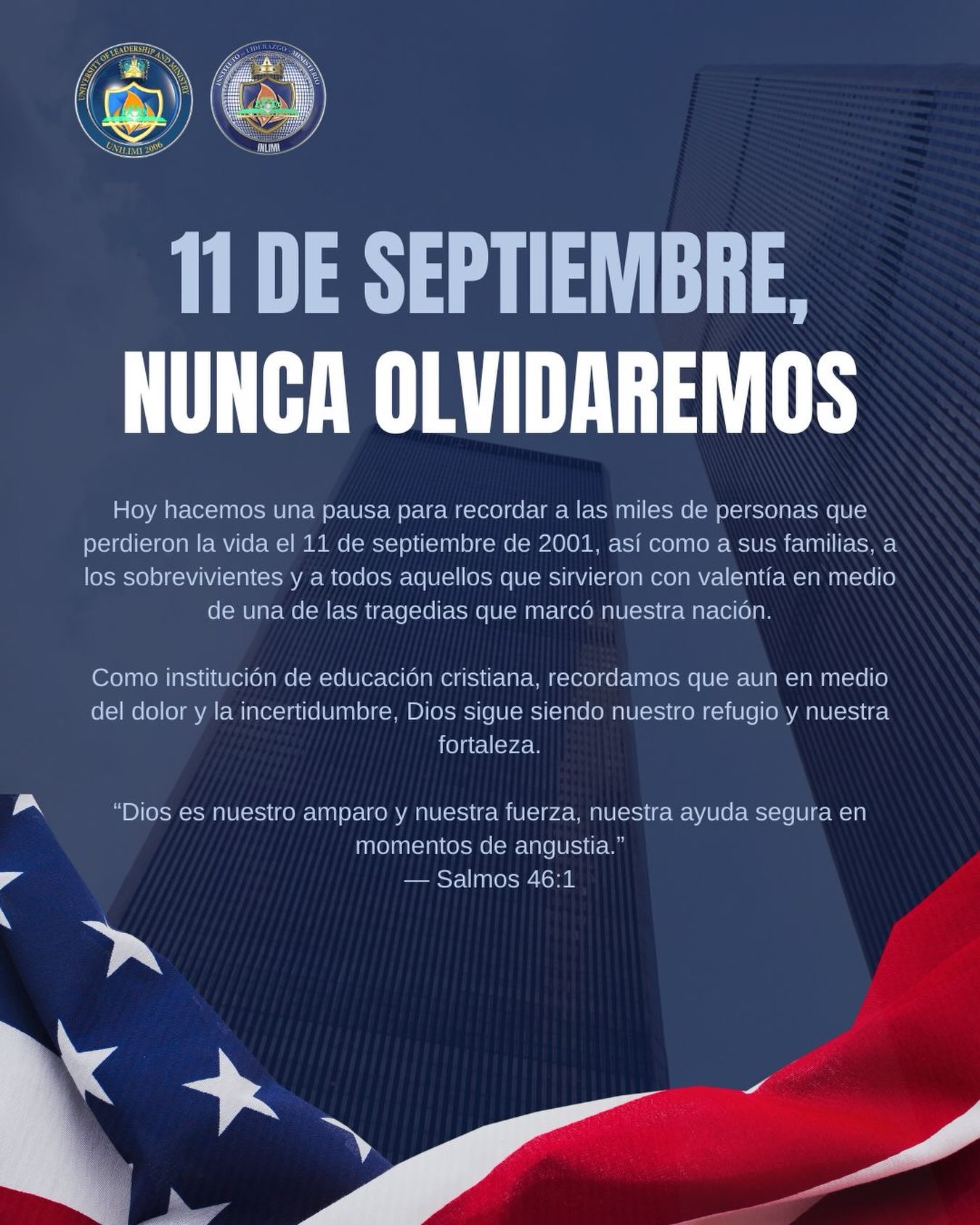 Hoy recordamos. 🇺🇸🕊️