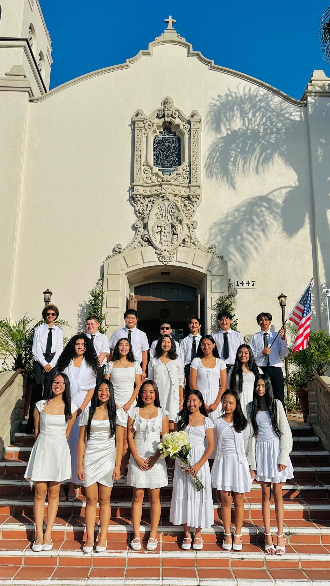 Today, our 8th grade students hosted a beautiful Mass in remembrance of the 25th anniversary of September 11. As a community, we gathered in prayer to honor and remember the lives that were lost and the countless heroes who served with courage and compassion.
πΉ 25 roses were offered, representing 25 years of remembrance.
Our students also released bubbles in commemoration of those who lost their lives, creating a beautiful moment of peace as we remembered each life and the families forever changed that day.
May we never forget. May we continue to choose kindness, unity, and peace. And may God bless all those we remember today, our school community, and our nation. πΊπΈ