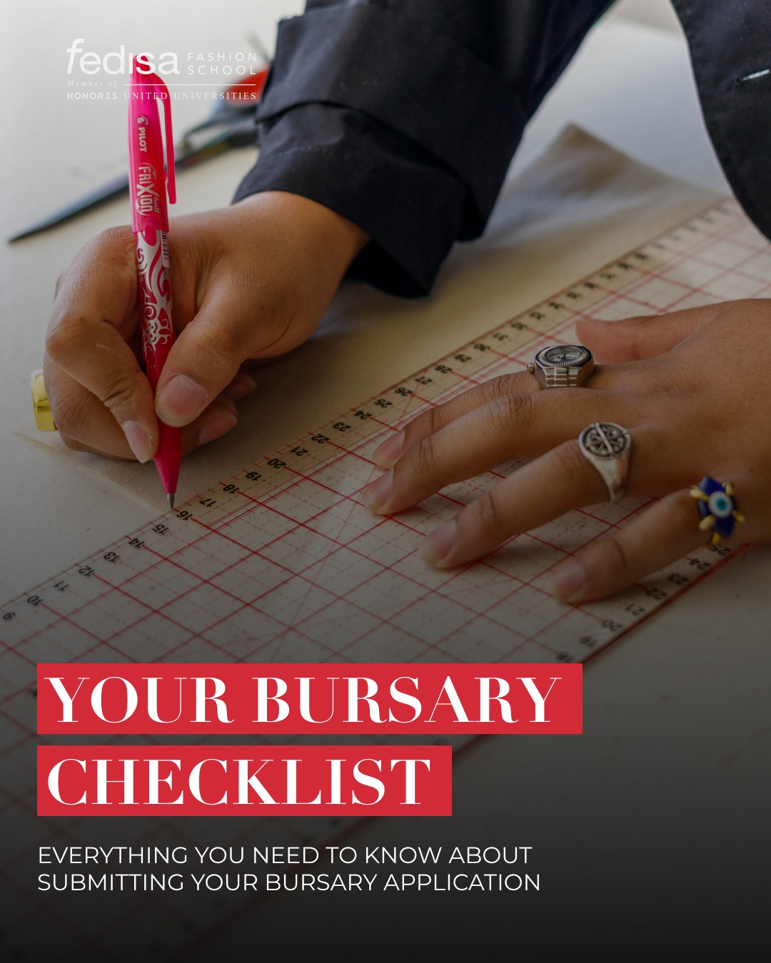 Here’s your checklist of what you’ll need to apply for the FEDISA Excellence bursary. Save this post and make sure you’ve got everything ready.
Applications are open. Your next chapter could start here.