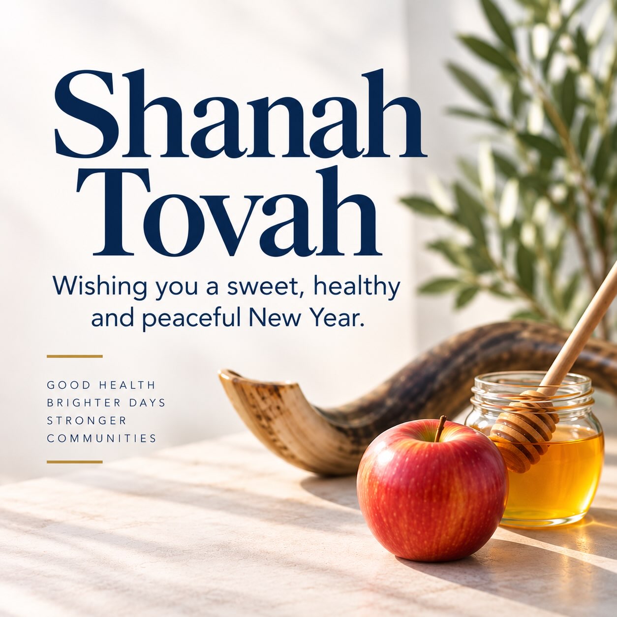 Shanah Tovah!
Wishing all who celebrate a sweet, healthy and peaceful New Year. May the year ahead bring good health, happiness and brighter days. 💙