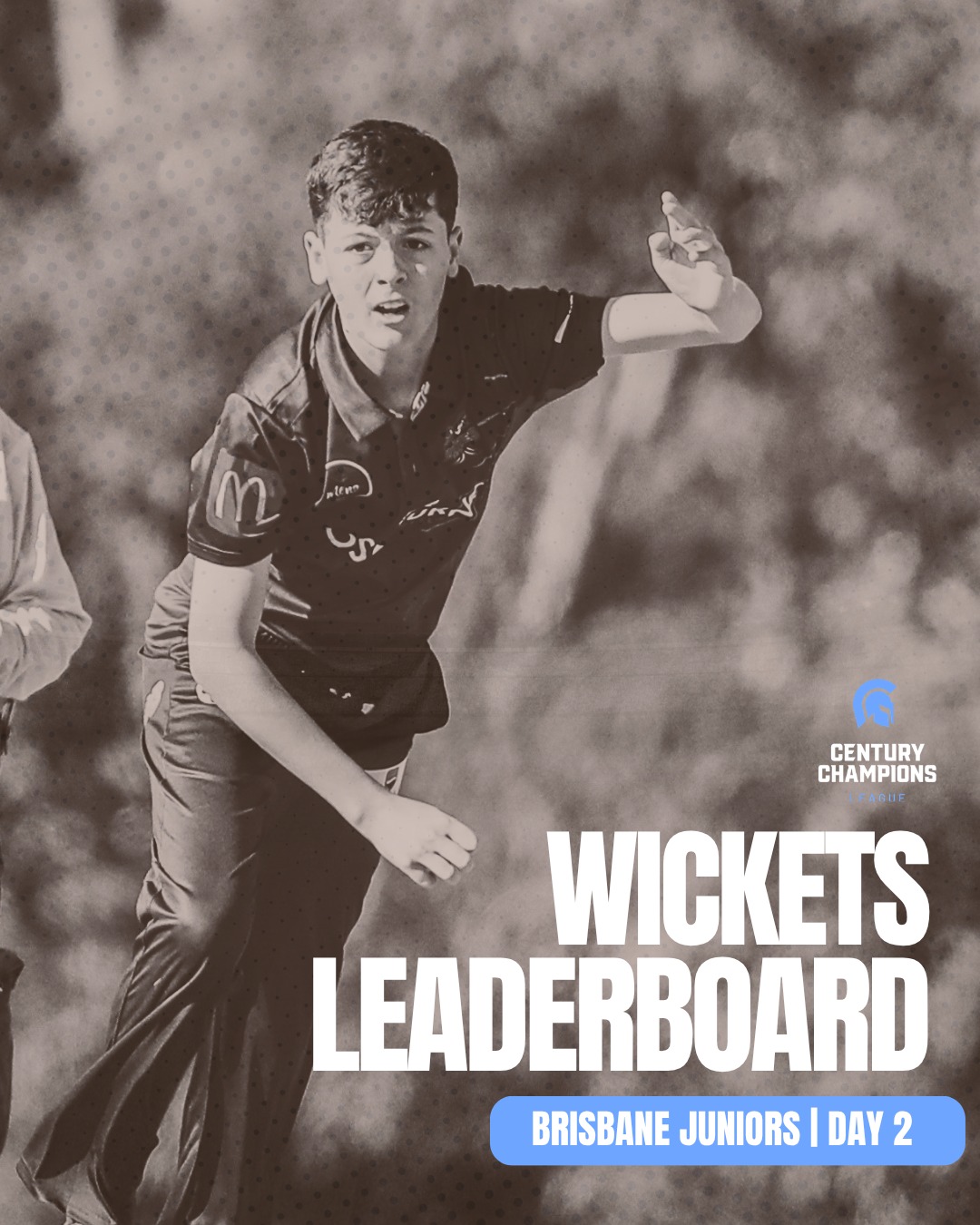 🎯 THE RACE FOR TOP BOWLER IS ON! 🔥
After Day 2, the leading wicket takers are battling it out at the top — and with one day to go, it’s all still up for grabs. 👀
Who will finish on top and take home Most Valuable Bowler of the Tournament? 🏆
Tag your pick below 👇
#CenturyChampionsLeague #CCL #BrisbaneJuniors #WhereChampionsRise
