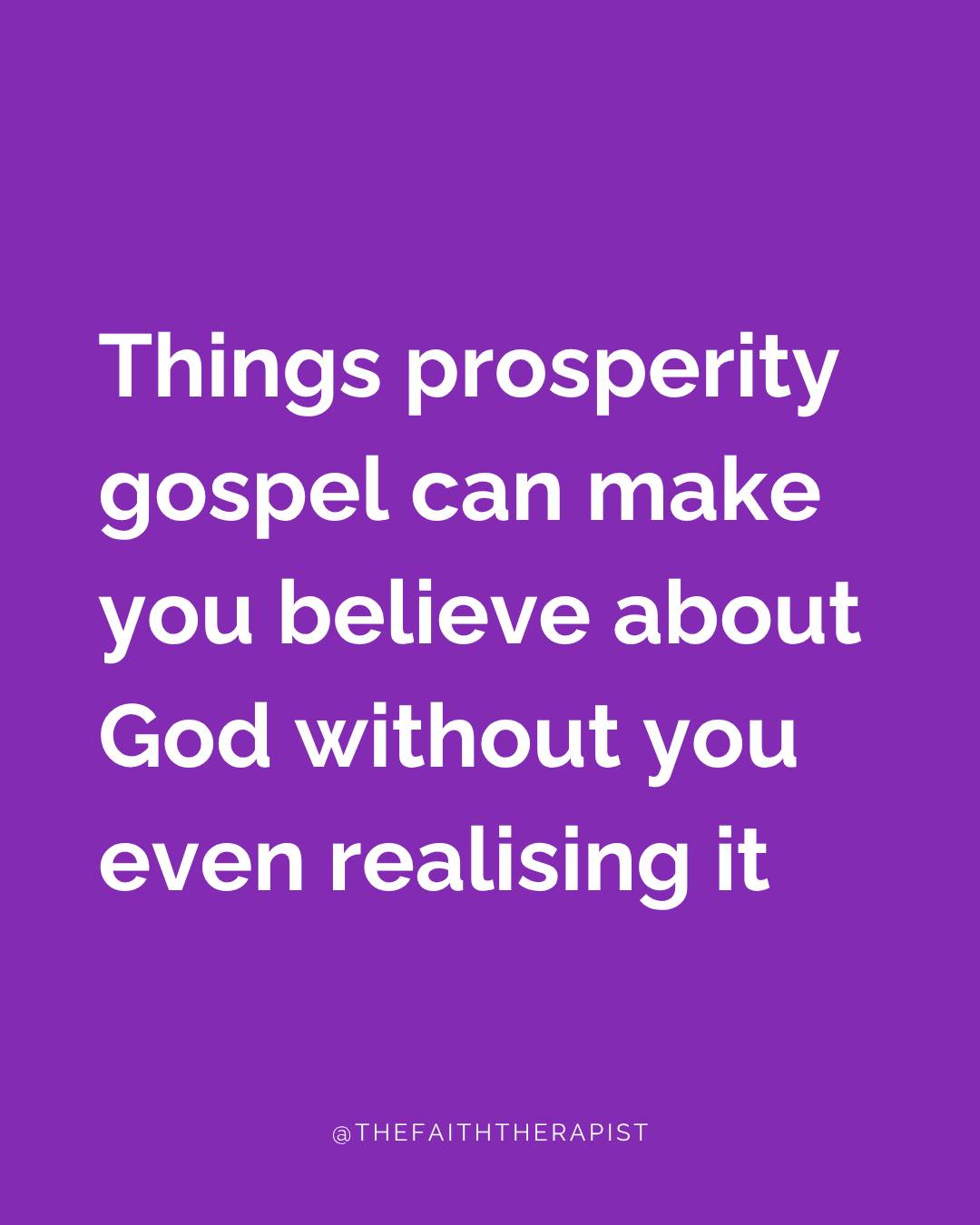 If prosperity gospel shaped your expectations of God, I know that questioning those expectations can feel frightening 💜
It can bring up grief, anger, disappointment and even guilt about asking the questions in the first place.
But examining what you were taught doesn’t mean walking away from God!
Sometimes it can be part of working out what you actually believe, what was added along the way, and what you want YOUR relationship with God to look like now.
As a Christian therapist, this is one of the conversations I think we need to make much more room for.
If you’re struggling to separate who God is from what you were taught to expect from Him, you’re welcome to get in touch. I offer therapy for people working through church hurt, deconstruction and faith wounds, and you can book a free discovery call via the link in my bio 🦋