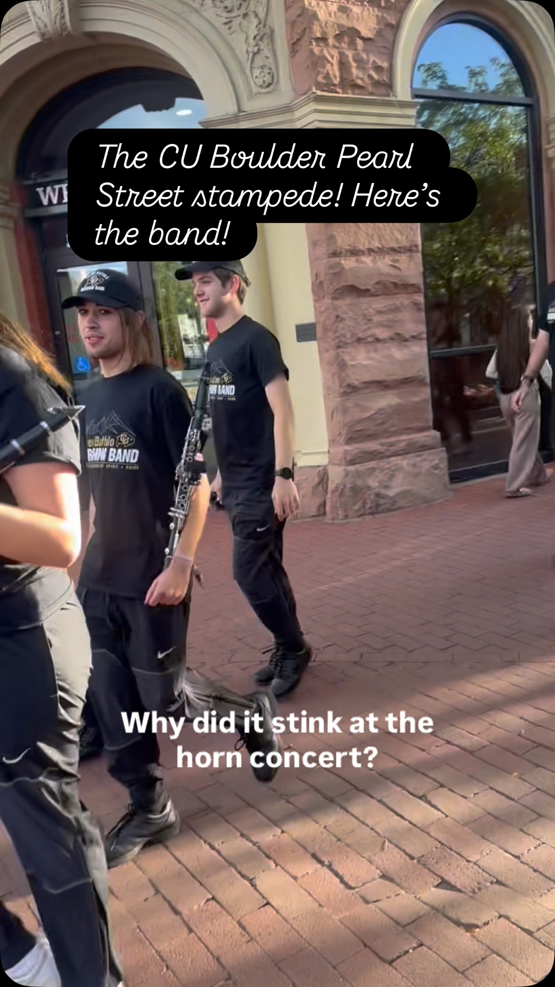 This is gonna be a great CU stampede this year! Here’s the band! #CU #band #pearlstreetstampede #denverballoonguy