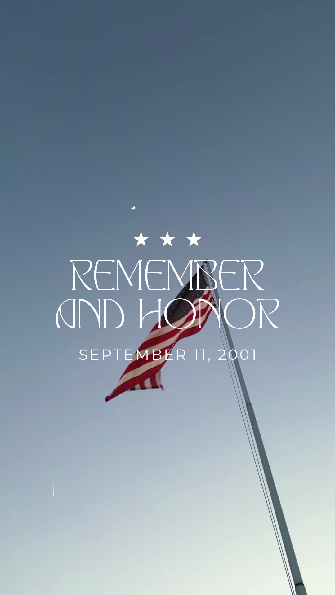 In memory of those we lost on September 11, 2001. We will never forget. πΊπΈ