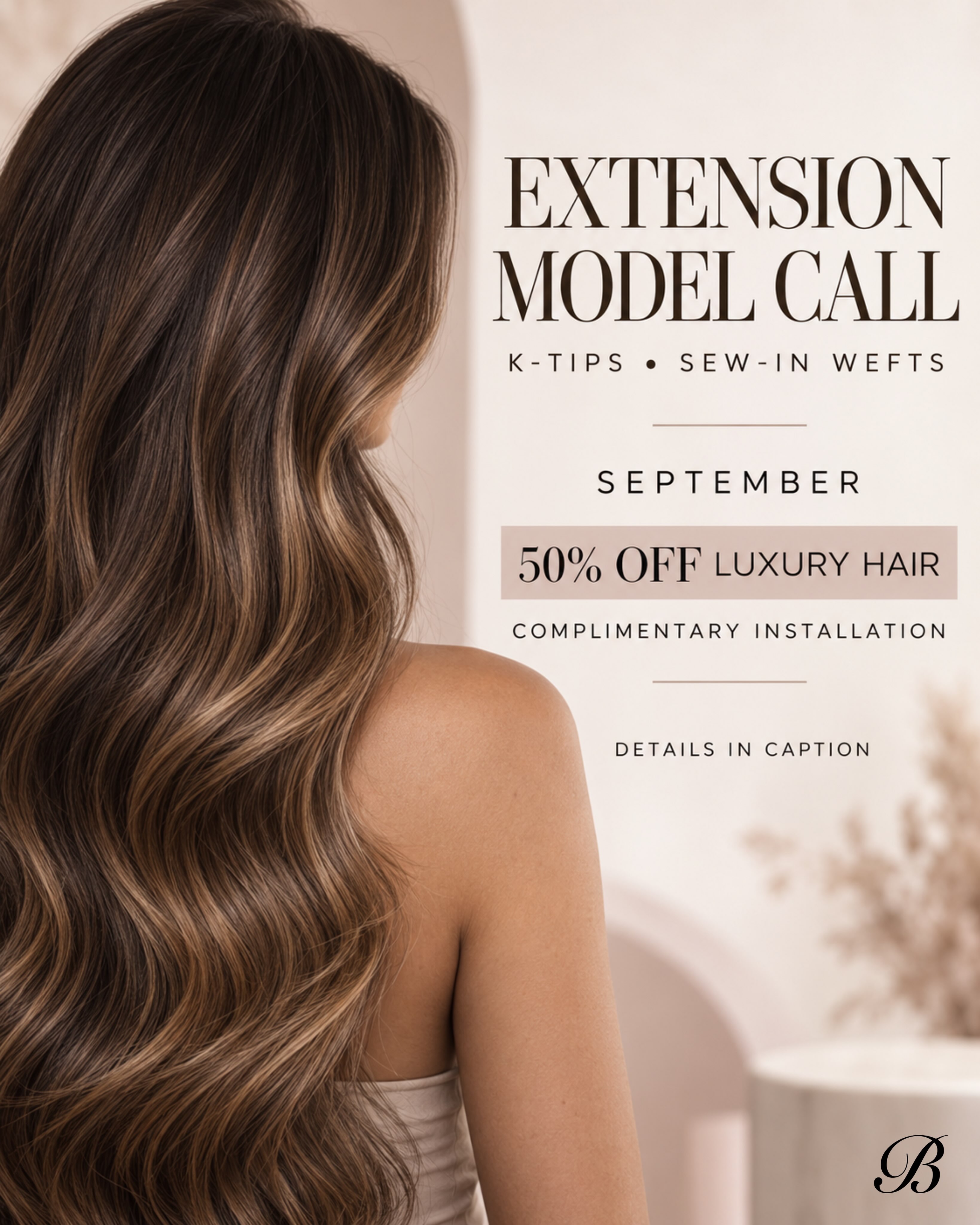 ✨ HAIR EXTENSION MODEL CALL ✨
Have you been considering hair extensions?
This may be the perfect opportunity !!
BLUSH is looking for a few models for upcoming training and content days.
The date/time will be arranged based on the availability of the selected model.
🌟Selected models will receive🌟
• A Complimentary hair extension installation
• Highest Quality Luxury Hair at 50% off
• A customized extension plan designed for your hair
• A detailed maintenance and home-care plan to support the longevity of your extensions
✨Candidates must:
• Be open to either K-tip extensions or sew-in wefts, based on the method best suited for their hair
• Have scheduling flexibility during September
• Be available for a full class and installation
• Be comfortable being photographed and filmed for educational and social-media content
• Be open to any necessary blending, shaping or color adjustments
• Commit to the recommended maintenance and home-care routine
A consultation is required. Model selection will be based on hair density, condition, color, desired result and suitability for the techniques being demonstrated.
📩 TO APPLY:
Email consultation@blushyardley.com with the subject line “Extension Model” and include:
• Your full name and phone number
• Your general availability during September
• Current photos of the front, back and both sides of your hair in natural lighting
• Details about any extensions you currently wear or have worn previously
✨If you have difficulty emailing your information, please DM us “MODEL” 🙋🏼♀️