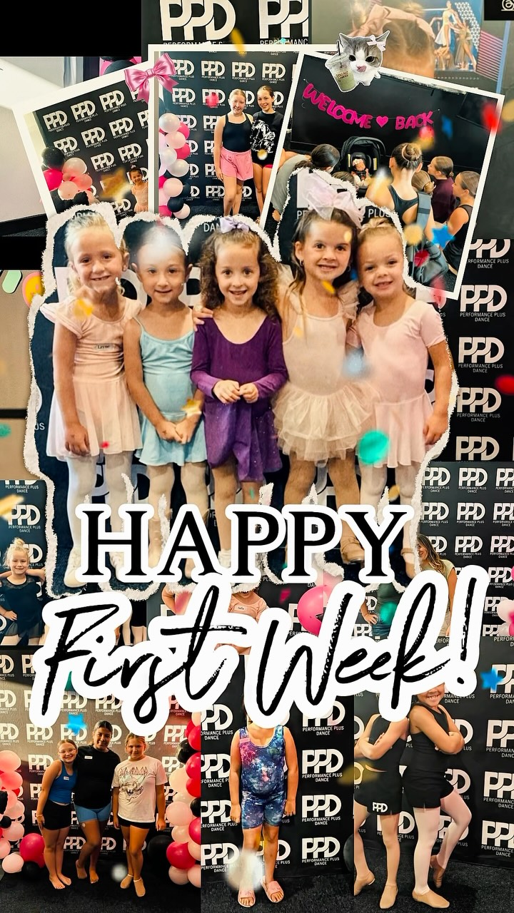 We had an amazing first week of classes! Love seeing all of these smiling faces walk through the door! There are a few openings left in some of our classes - register today through our parent portal & join the fun! ✨🩰