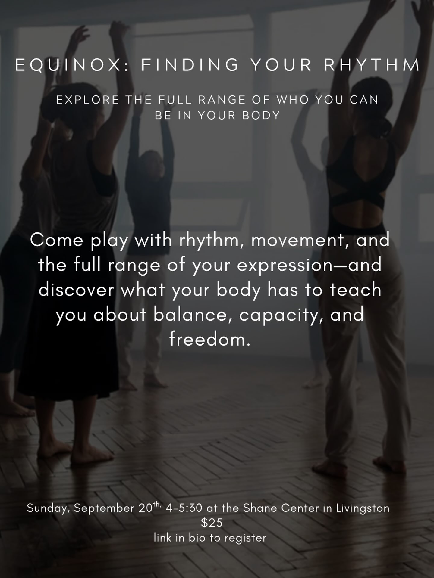 Come move with me to mark the Equinox 🍁
Limited space, link in bio to sign up🙏