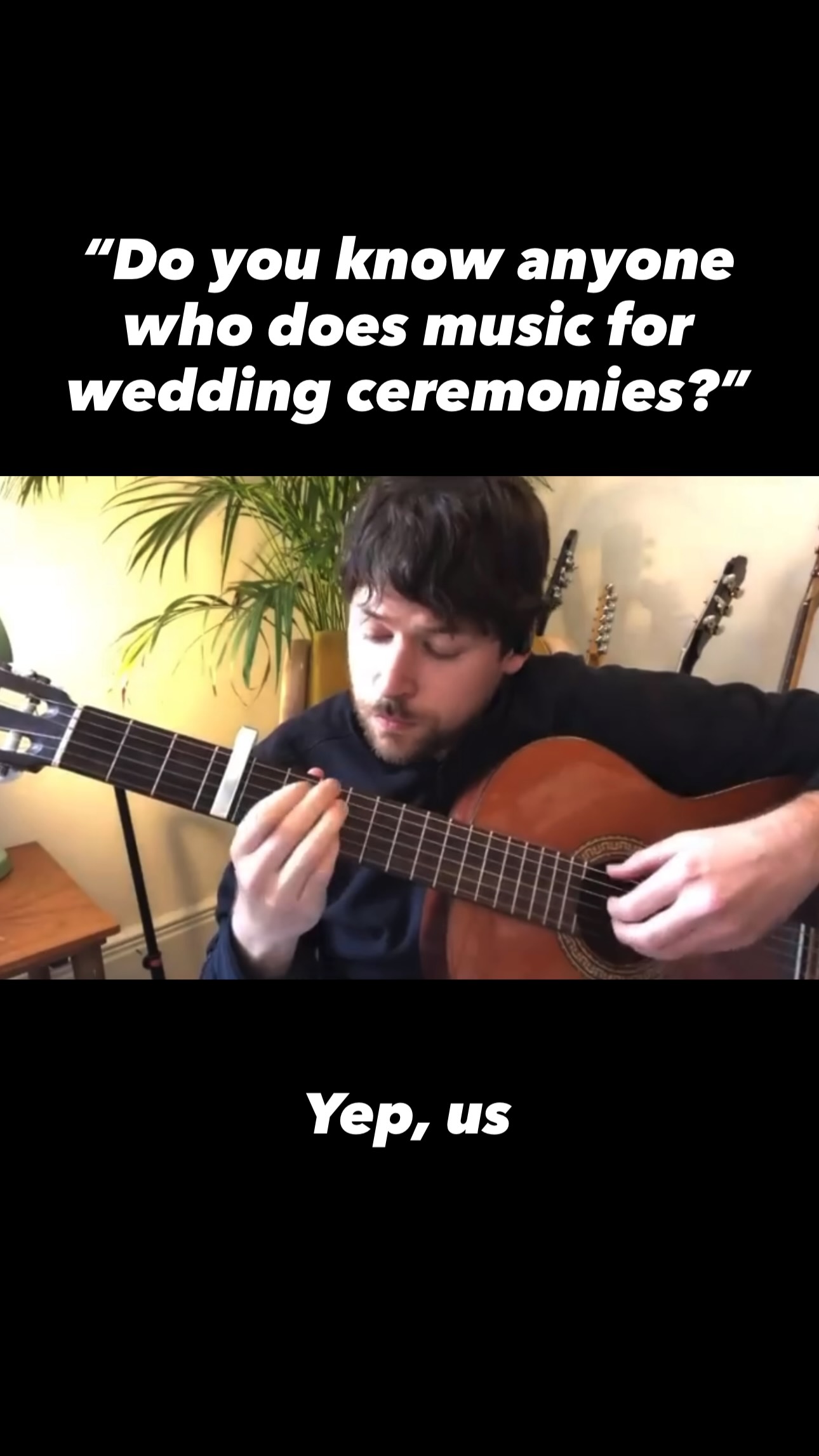 “Do you know anyone who does music for wedding ceremonies?”
We do.
Can’t Help Falling in Love — Elvis, arranged for your ceremony. 🎸 @littleredweddingband