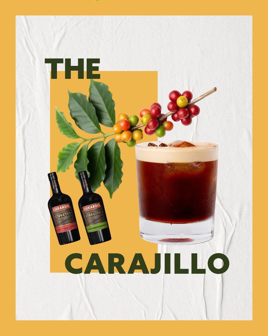 Same rich espresso flavor, your choice of buzz. ☕️✨ Make your Carajillo with Luxardo Espresso Liqueur — or keep the night going with Luxardo Espresso Decaf. Either way, it’s a classic worth staying up for.