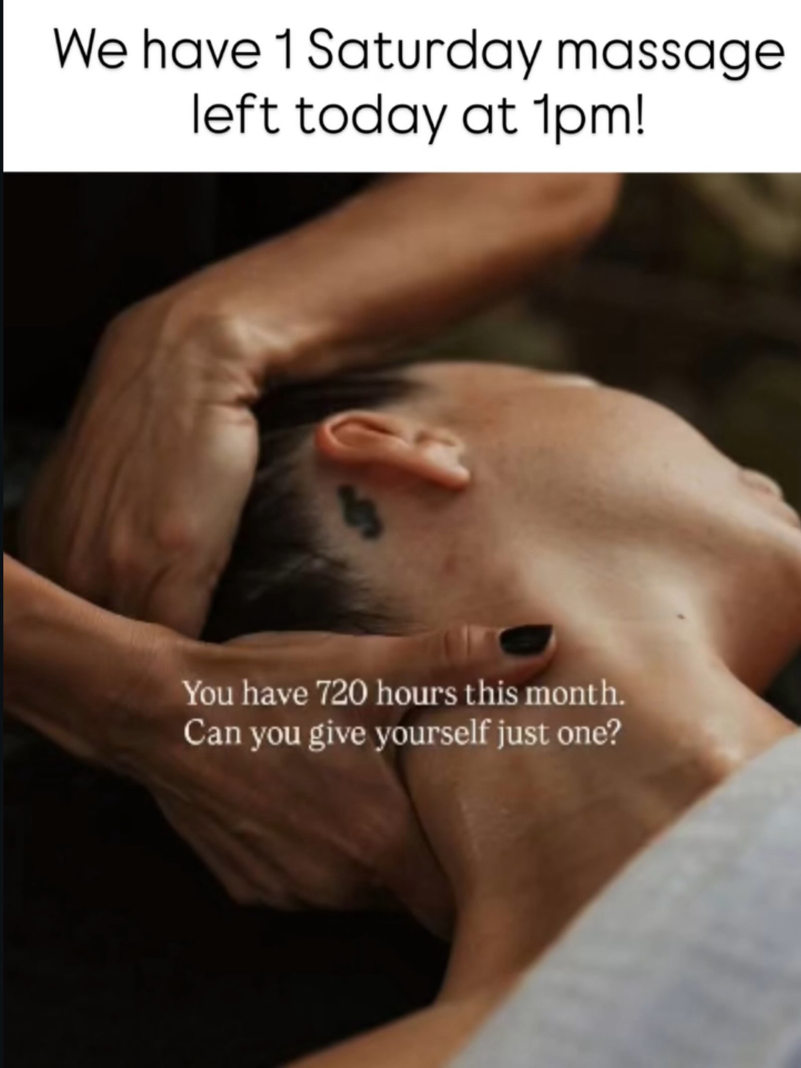 Say YES to ✨HEAVEN✨ with Massage Therapist @anna.w.lmt TODAY at 1pm