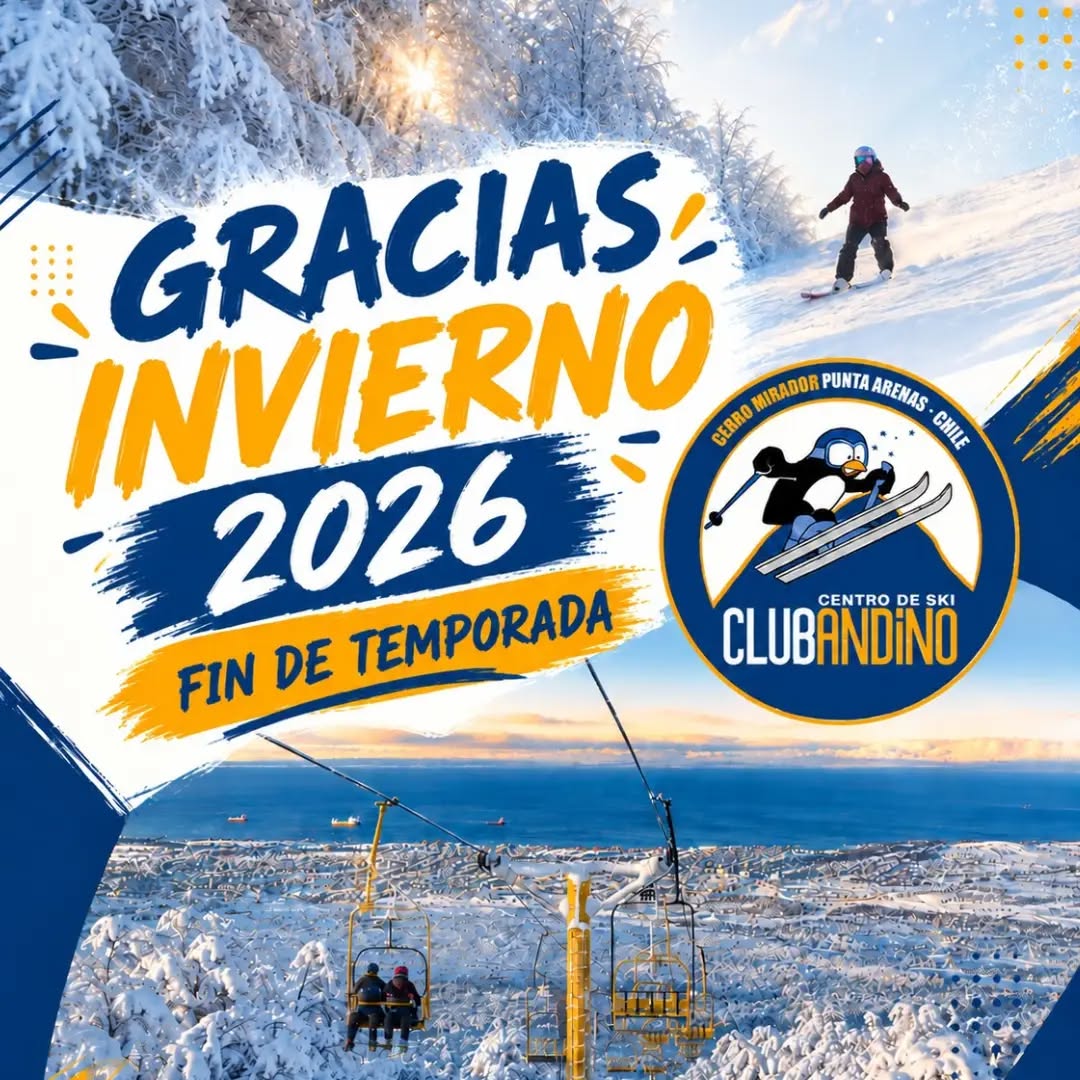 ❄️🏂 Nos despedimos de una temporada increíble⛷️💙
Cerramos una nueva temporada de ski y snowboard en el cerro, y solo podemos decir: ¡GRACIAS! 🙌
Gracias a cada persona que nos visitó, que se puso los esquís o la tabla, que aprendió, mejoró, se cayó, se levantó y disfrutó cada bajada.
Gracias por compartir con nosotros tantos momentos, risas, desafíos y recuerdos en la montaña. 🏔️✨
Esta temporada nos deja mucho más que nieve: nos deja una comunidad que sigue creciendo y unas ganas enormes de volver a encontrarnos el próximo invierno.
**Gracias por ser parte de la temporada 2026.**
Nos vemos en el cerro… porque la montaña siempre nos vuelve a llamar. 💙❄️
#ClubAndino #Temporada2026 #Ski #Snowboard #Magallanes NosVemosEnElCerro
