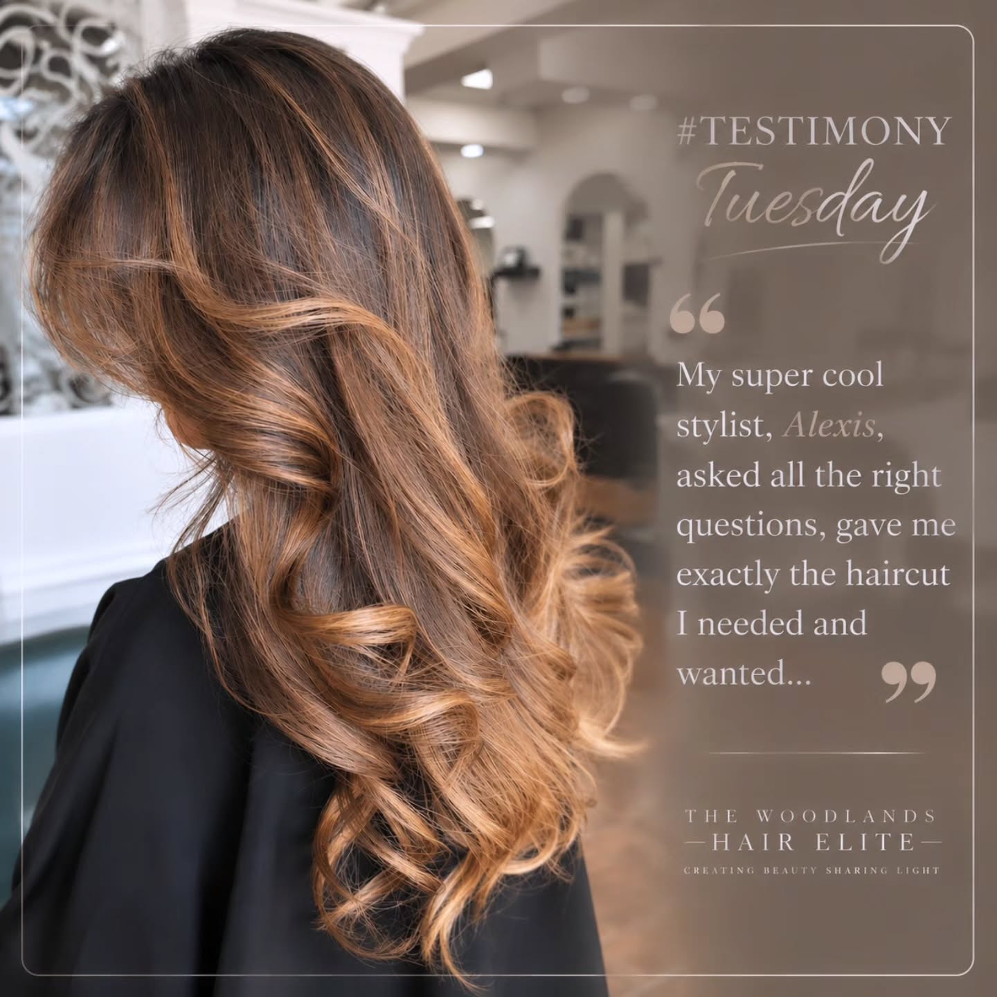 #TestimonyTuesday 🤍
There’s something special about hearing that a first visit lived up to the hype! We loved this review for Alexis and our entire TWHE team.
“After all the glowing reviews on Google and Facebook, I had to see for myself, and TWHE absolutely lived up to the hype!
Today was my first visit, and in a word: awesome. From the moment I walked in, I was greeted with genuine warmth. My super cool stylist, Alexis, asked all the right questions, gave me exactly the haircut I needed and wanted, and even shared tips for keeping my hair healthy and growing strong. The check-out experience was just as great, friendly, knowledgeable, and an instant mood boost to start my day.
I'm already looking forward to my next appointment and many more to come!”
We can’t wait to have you back! 🤍
#TWHE #TheWoodlandsHairElite #ConroeHairSalon #ConroeHairStylist
