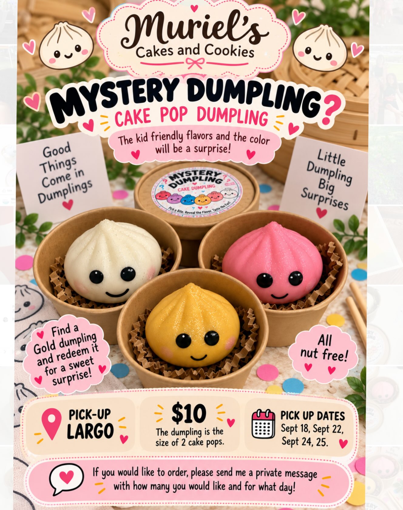 #squishy #dumpling #cakepops #cakedumplings #murielscakesandcookies