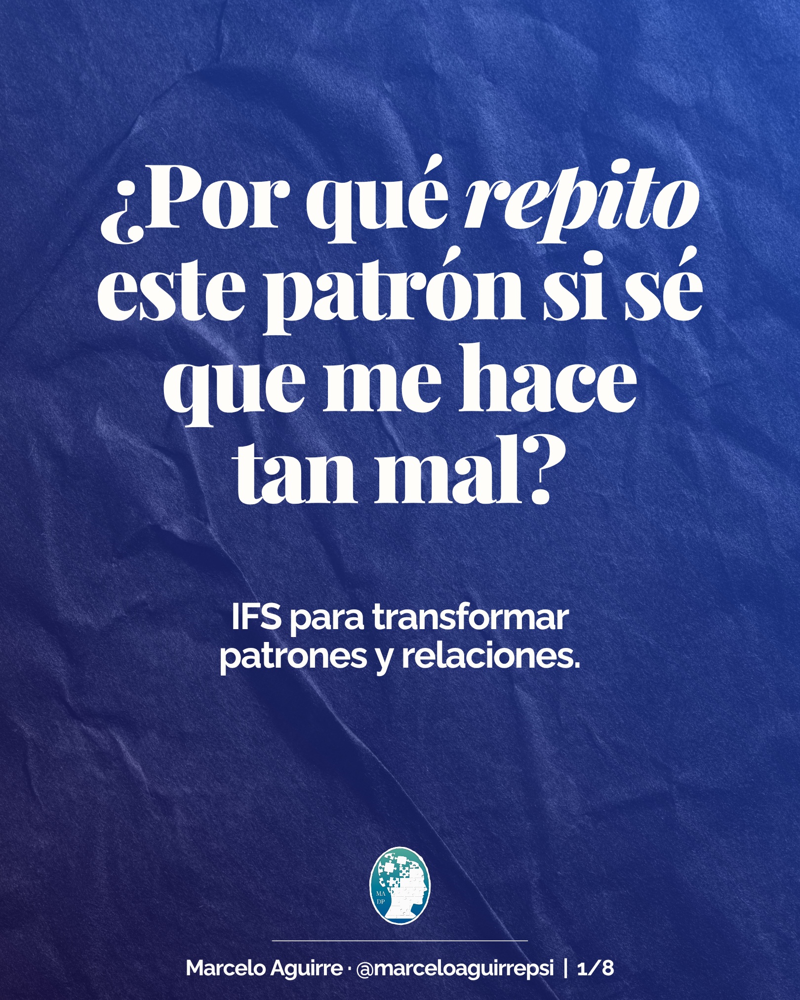 🦋 A veces sabemos perfectamente que un patrón nos hace daño y, aun así, volvemos a repetirlo.
Internal Family Systems (IFS) propone cambiar la pregunta: en lugar de pensar solamente “¿cómo dejo de hacer esto?”, podemos explorar “¿qué intenta proteger esta parte de mí?”.
Cuando comenzamos a observar nuestros patrones como sistemas, descubrimos relaciones entre exigencia, miedo, evitación, enojo, vulnerabilidad y otras formas de protección. Y también podemos reconocer cómo nuestras partes se encuentran con las partes de otras personas, creando ciclos que sostienen muchos conflictos relacionales.
Transformar un patrón no significa luchar contra nosotros mismos. Implica comprender con mayor claridad aquello que intenta protegernos, acercarnos con compasión y recuperar suficiente presencia para elegir cómo queremos responder.
🔗 Artículo completo:
“IFS para transformar patrones y relaciones”, en mi blog (link en bio).
English version ↓
🐞 Sometimes we know perfectly well that a pattern is hurting us, yet we continue repeating it.
Internal Family Systems (IFS) invites us to change the question: instead of asking only “How do I stop doing this?”, we can explore “What is this part of me trying to protect?”
Transformation does not necessarily begin by fighting our patterns, but by understanding them with greater clarity and compassion—and recovering enough inner presence to choose how we want to respond.
#internalfamilysystems #ifs #nobadparts #psicoterapiaonline #psicologíaclínica #autoconocimiento #regulacionemocional #traumainformado #selfleadership #mindfulnessmeditation #compasion #marceloaguirrepsi