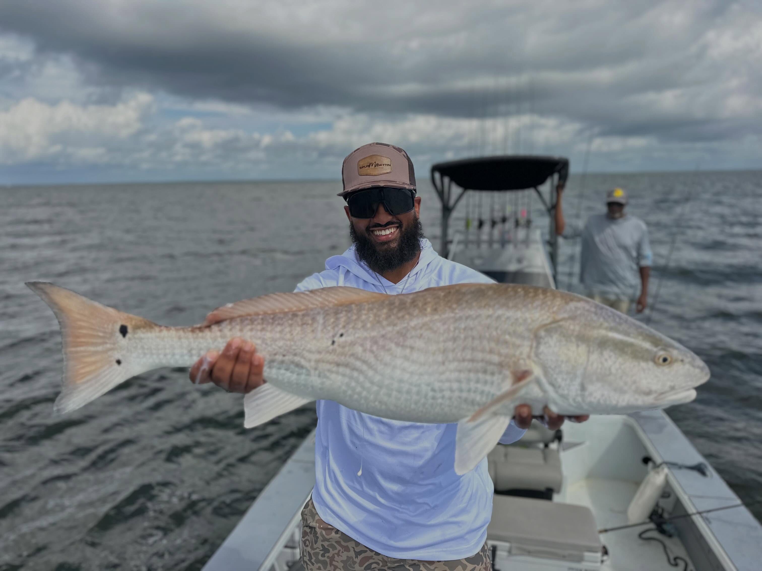 Great day with my good friends @frankriderlll , @fisherman1224 and @masteringtheman . The guys caught their personal best Red Bulls today, lots of laughs, positive attitudes and it made for a great day! Looking forward to the next adventure on the water, Thanks again! #friends #citation #bullred #pb #inshorefishing