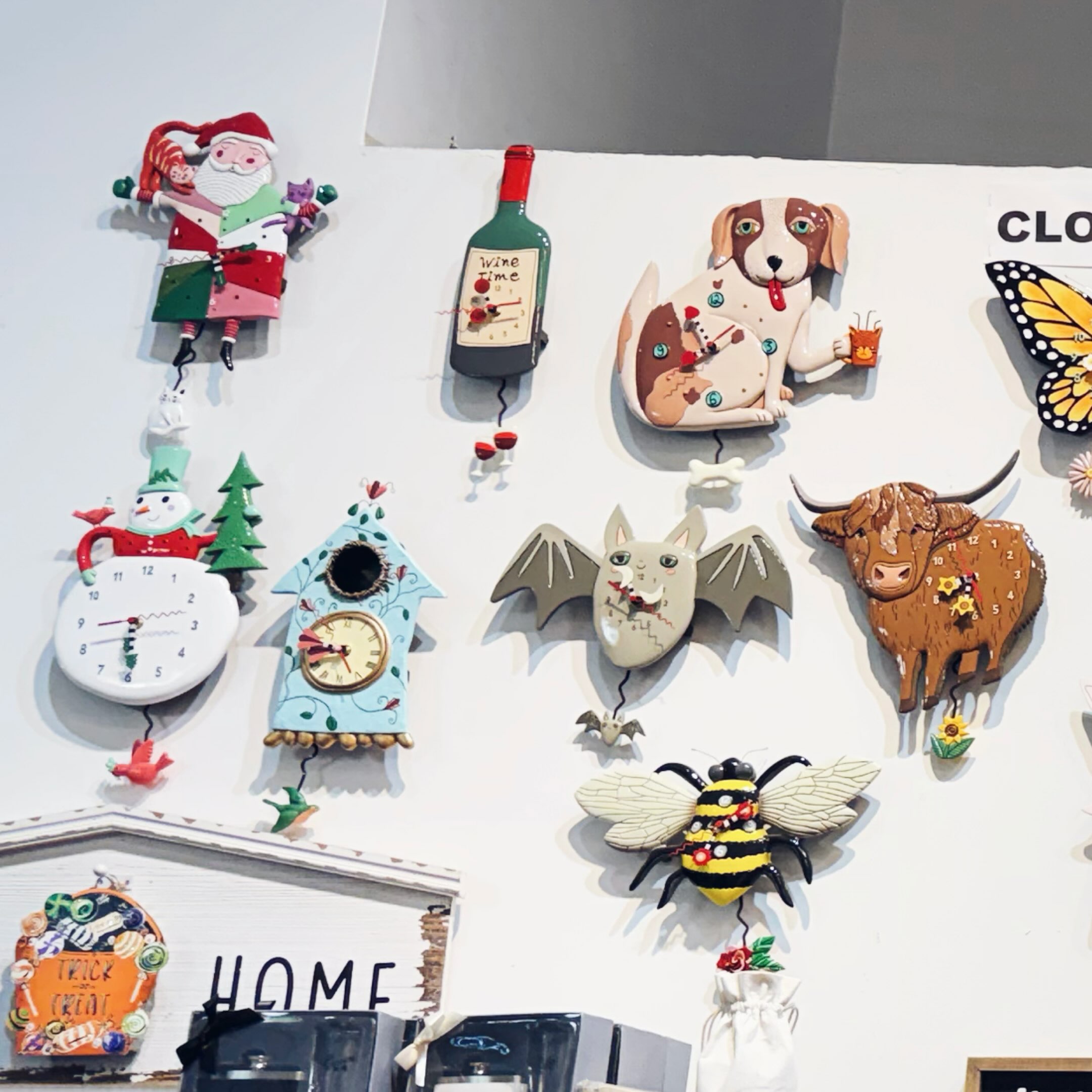 🚨⏰RESTOCK O’CLOCK⏰🚨Some of you haven’t seen our magical clock wall, and it shows. Good news, it’s restocked with some fun new designs. Add a little whimsy to your life with a clock from @allendesignsstudio available in-store and online at MITZISSONOMA.COM