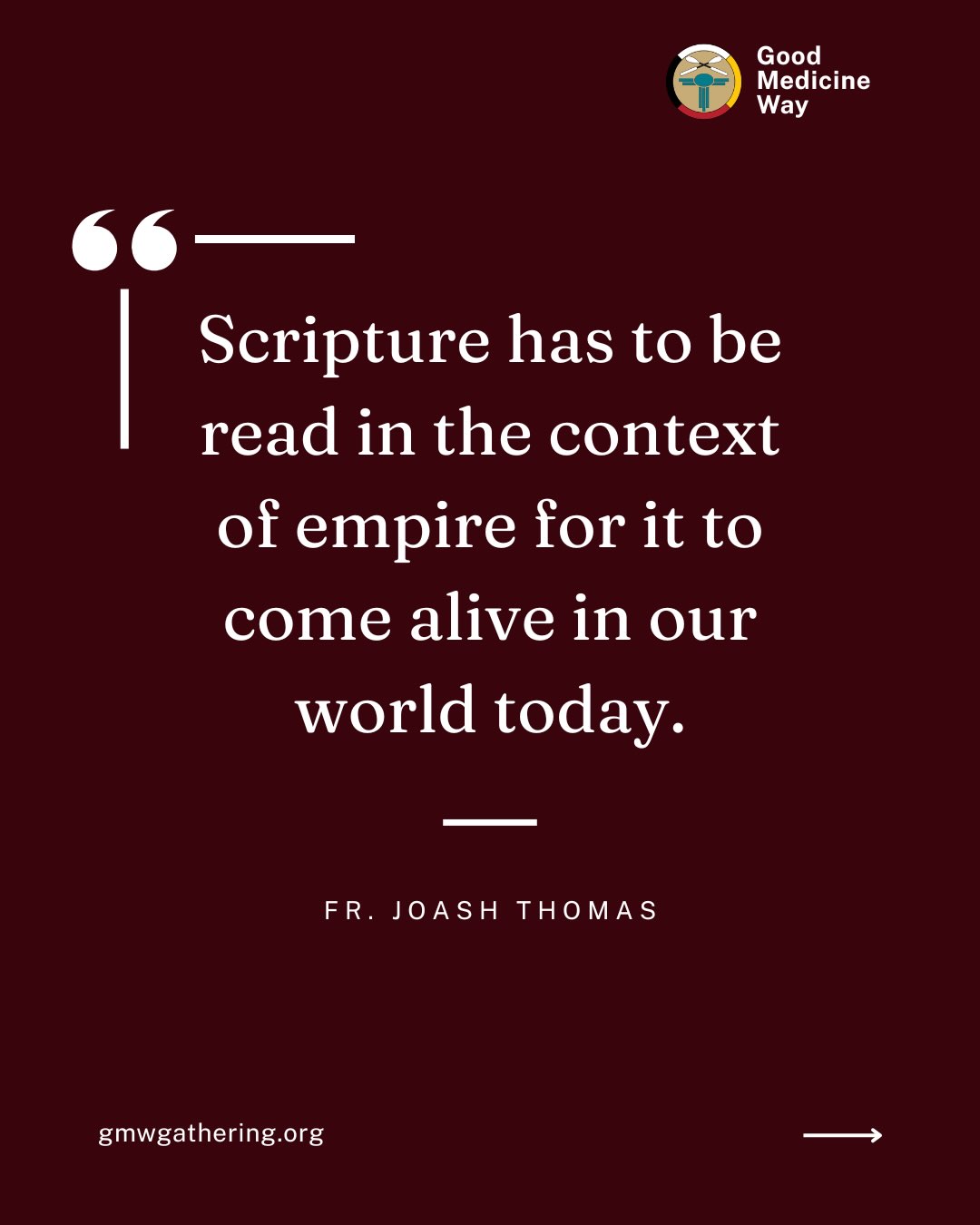 Fr. @joashpthomas joined our gathering Monday night and shaped how we are to read Creator’s word, showing us that we are to understand it as written by people under empire for people under empire. 📖
“Scripture has to be read in the context of empire for it to come alive in our world today.” He said it twice because if you can’t see who empire made poor in the pages of Creator’s word, you probably can’t see who empire is making poor around you right now either.
Creator Sets Free (Jesus) could have shown up any way he wanted. Joash reminded us he chose to come as an Indigenous, marginalized man who understood what it means to be dispossessed and to live under the boot of empire. This reveals to us that good news that isn’t good news to the poor and the oppressed isn’t the gospel at all.
We were also encouraged to continue to be transformed into Christ (theosis) so deeply that we cannot be used as tools of division anymore, breaking the walls down between rich and poor, colonized and colonizer. That kind of healing isn’t free, though. Cheap justice costs nothing. The justice of Jesus might cost us everything.🔥
Check out our website for links to the recording, and consider joining us on a Monday evening.
#GoodMedicineWay #TheJusticeOfJesus #CreatorSetsFree #GoodNewsToThePoor