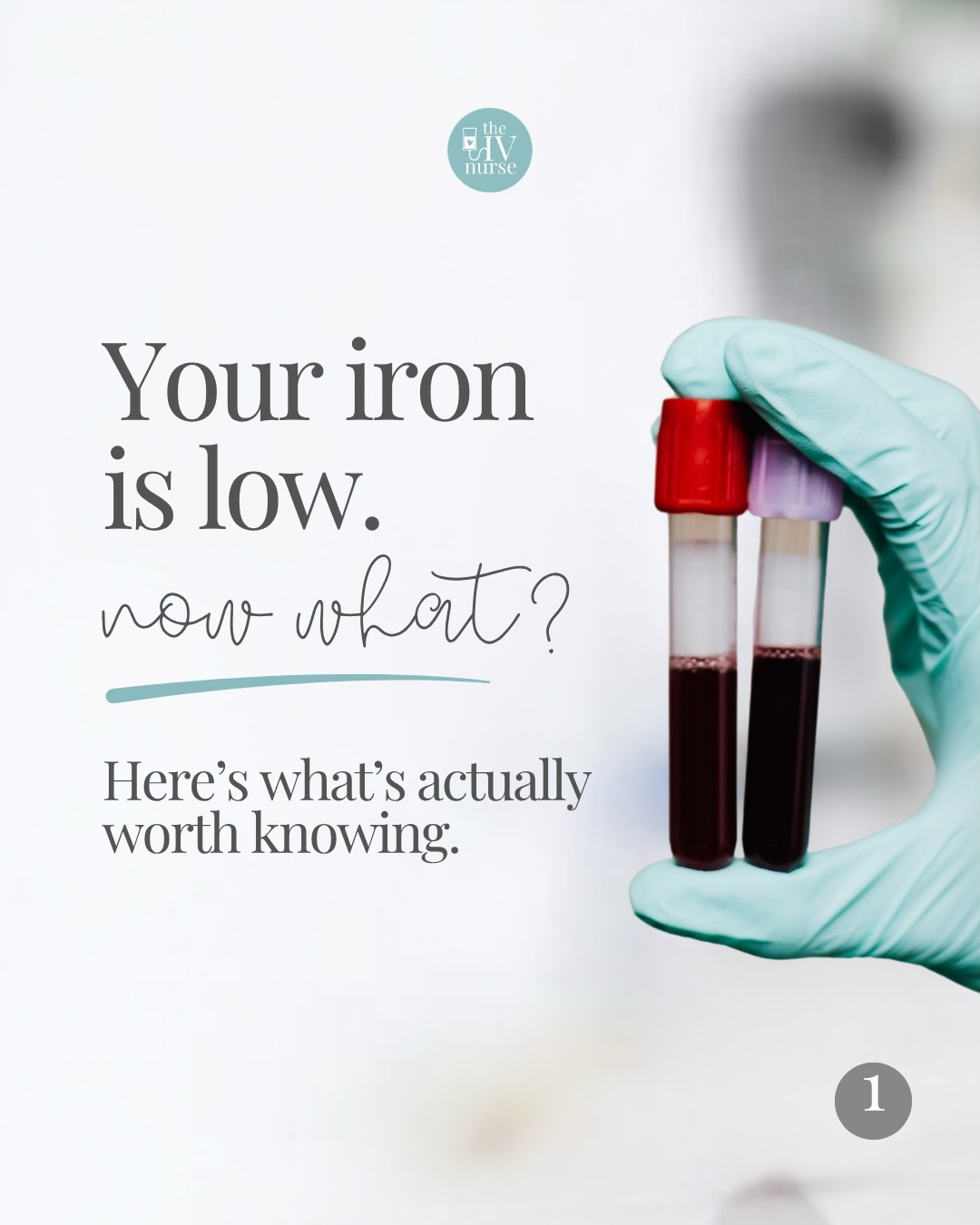 Your iron is low... but what does that actually mean? 🩸👇
Too often, we hear those words and focus on a single number. But understanding your iron status requires looking at the whole picture—from your ferritin and hemoglobin to what might be causing the drop in the first place.
Swipe through to break down:
✨ What different iron markers actually tell you
✨ Common root causes behind low iron
✨ Why what you take it with (and how you take it) matters
✨ The exact questions to ask at your next appointment
Save this post for your next lab review, and share it with someone who needs to see this! 📌
#IronLevels #IronDeficiency #IVTherapy #WellnessEducation #NurseTips