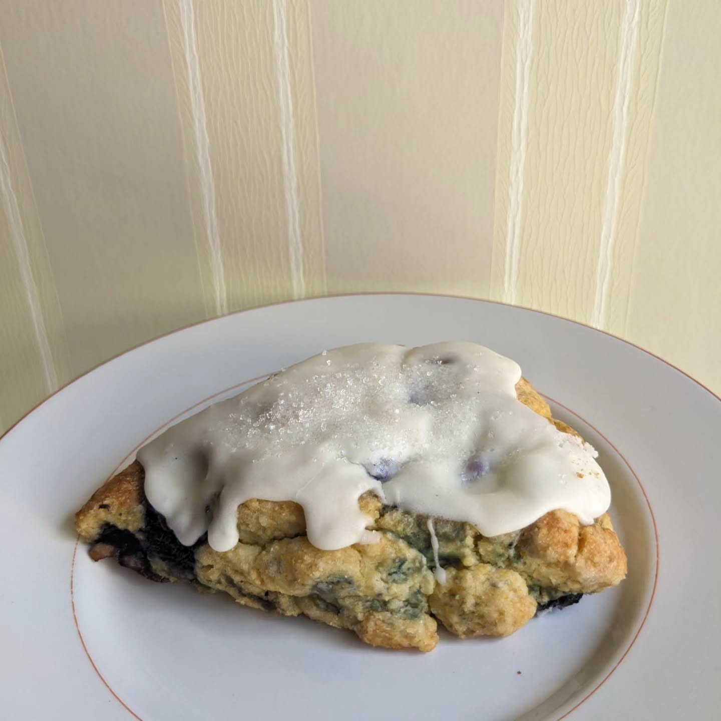 Blueberry cornmeal biscone
#nothingfancystyle #北比良 #americansweets